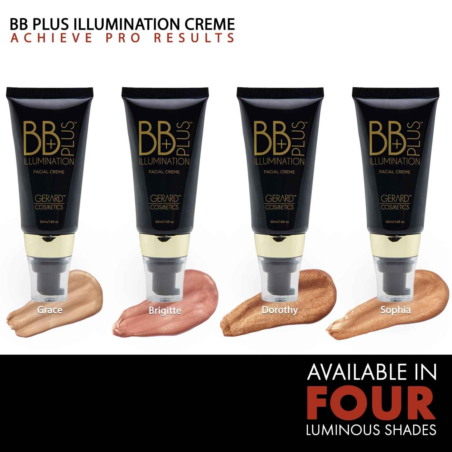 BB Plus Illumination Cream - Sophia by Gerard Cosmetic for Women - 1.69 oz Highlighter