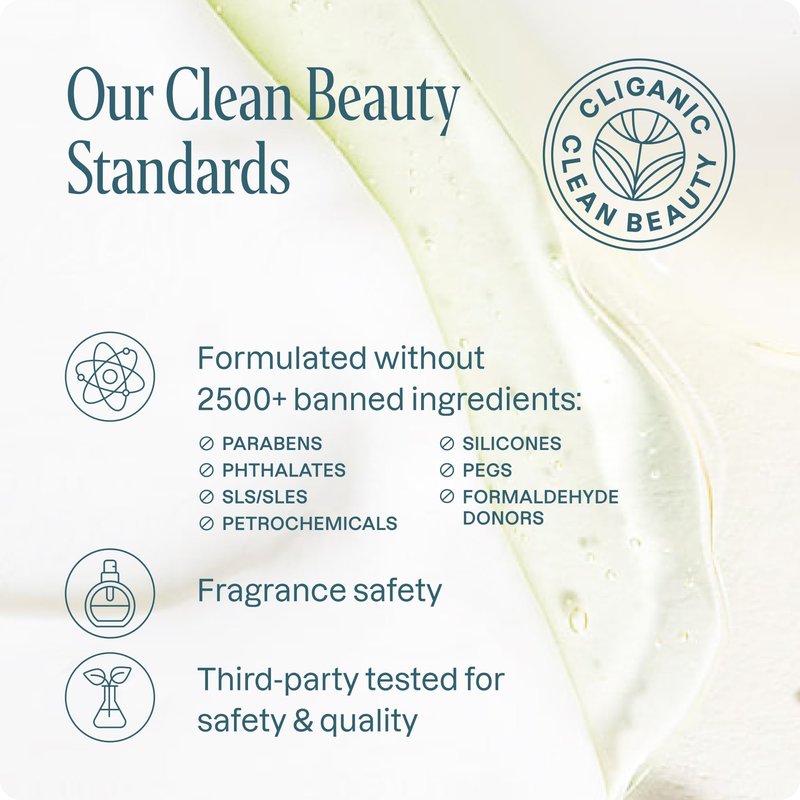 Cliganic Hydrating Gel Cleanser with Triple Botanical Complex® – Gentle Face Wash with Jojoba Rosehip Argan Oils Removes Makeup & Impurities Aloe Vera Glycerin for Balanced Glowing Skin 8oz 2 PACK