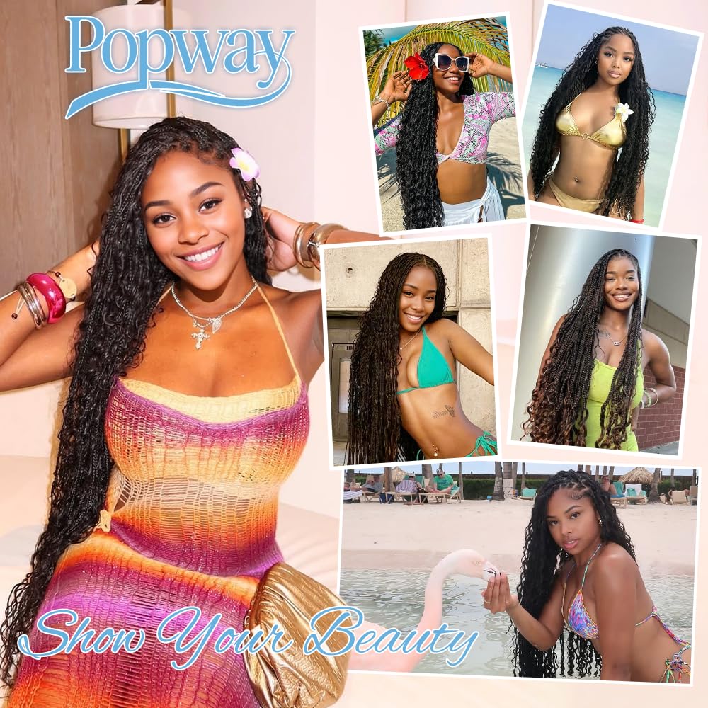 Ombre Braiding Hair - 6 Bundles 150g 14 Inch Deep Wave Human Hair Extensions | Virgin Curly 4/27