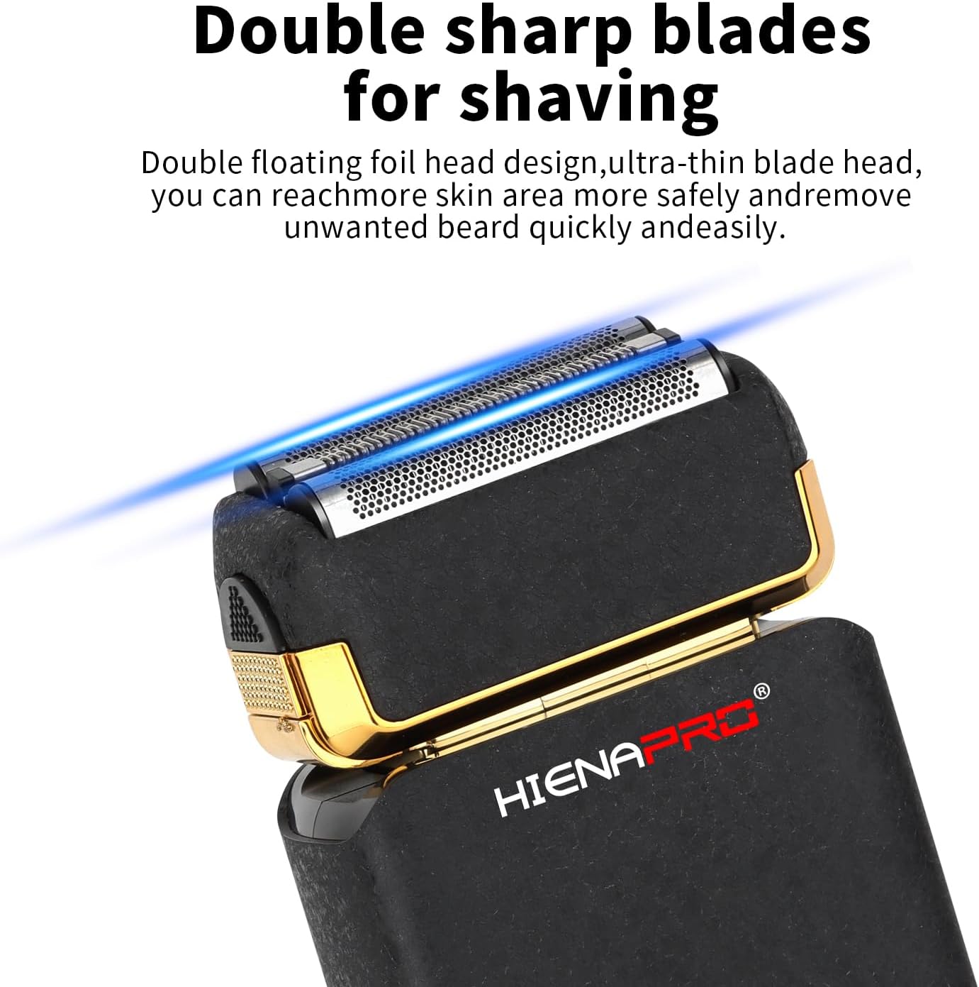 Electric Razor for Men - Rechargeable Cordless Beard Trimmer | Professional Foil Shaver with USB Charging