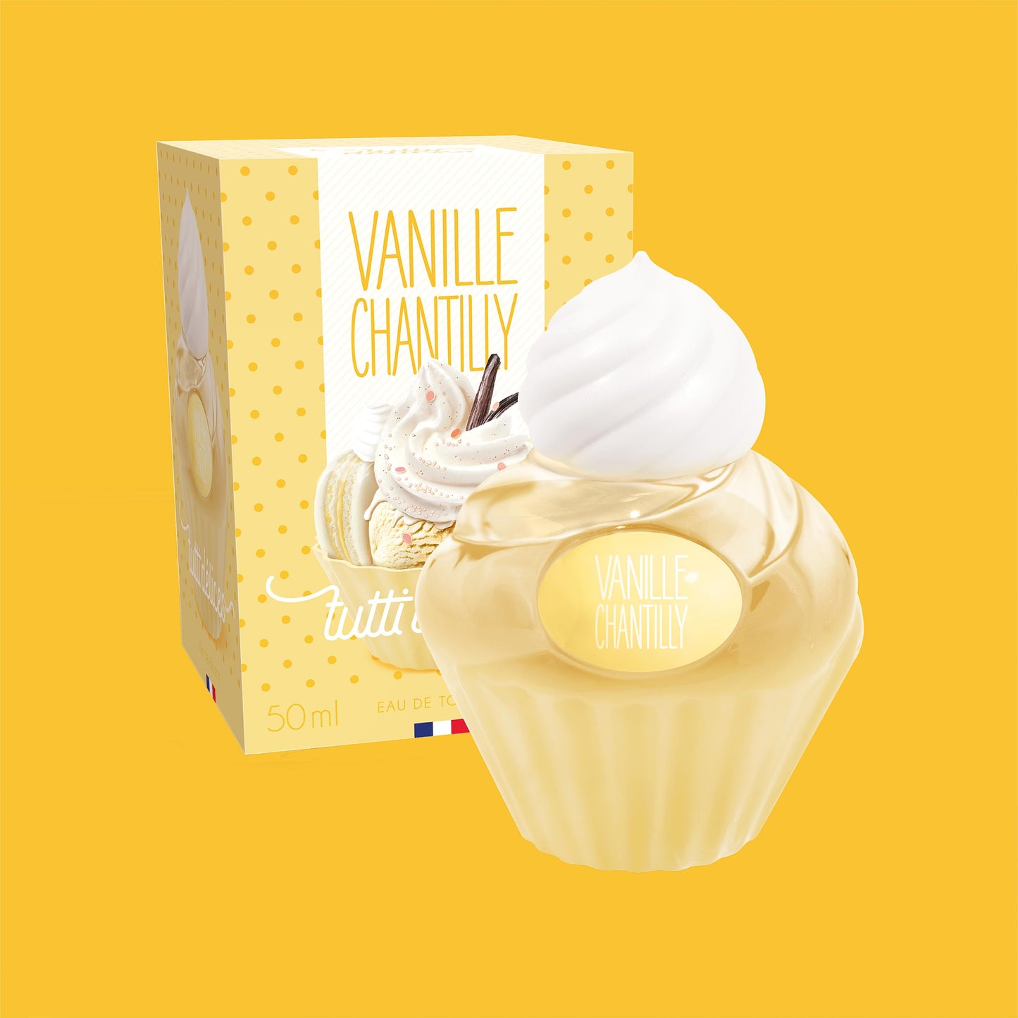 TUTTI DELICES Vanille Chantilly Perfume, Sweet Eau de Toilette, 50ml