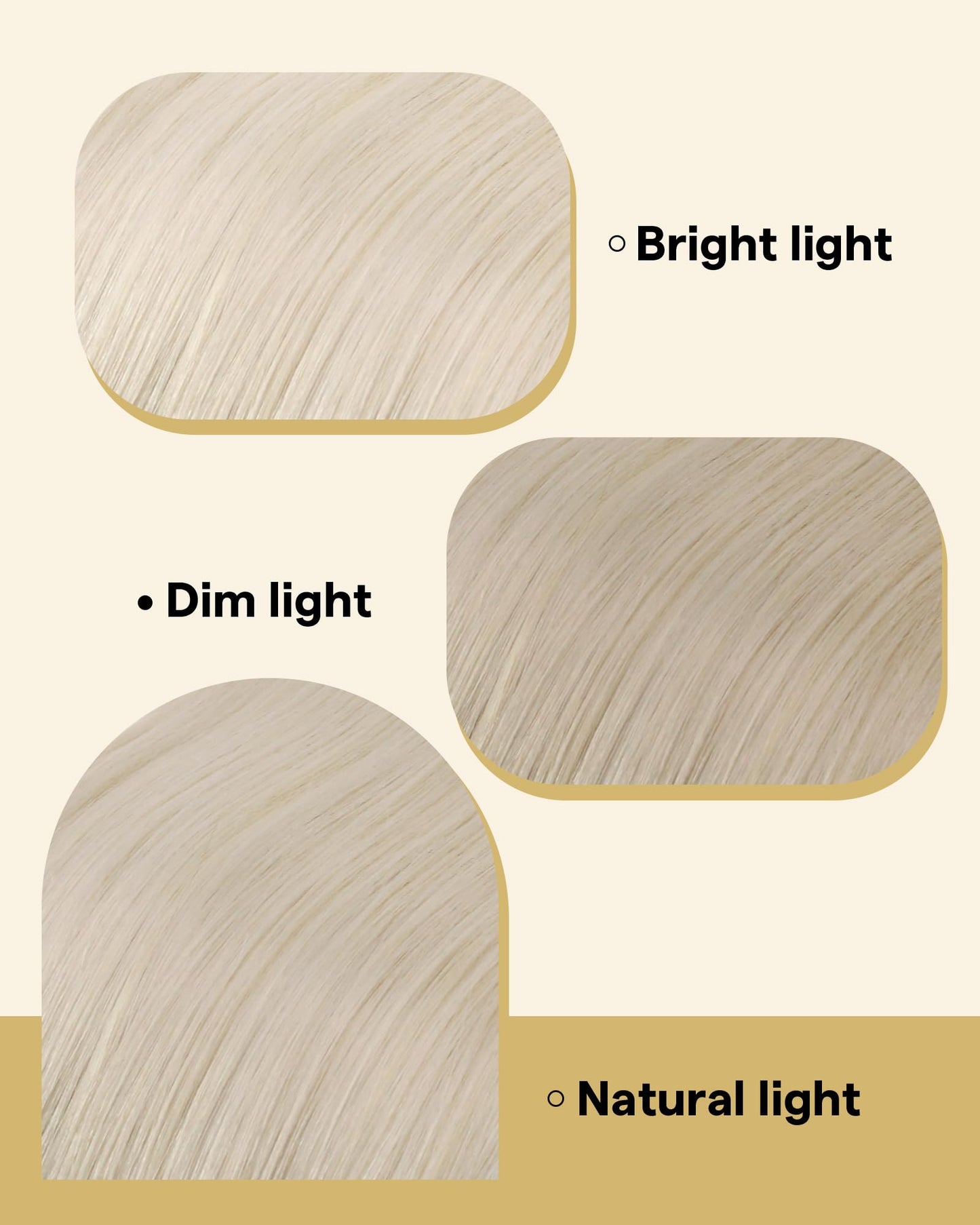 Ve Sunny Tape in Hair Extensions Real Human Hair Invisible Remy Human Hair Straight Tape Ins Double Sided White Blonde 24 inch 10Pcs 25G