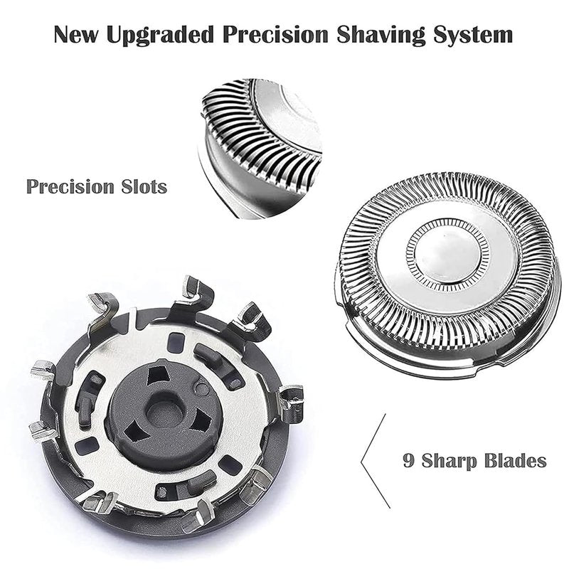 SH70/71 Replacement Blades for Norelco Series 7000 Shavers - 6-Pack Compatible with Electric Razors 7500, 7530, S7370, S7371