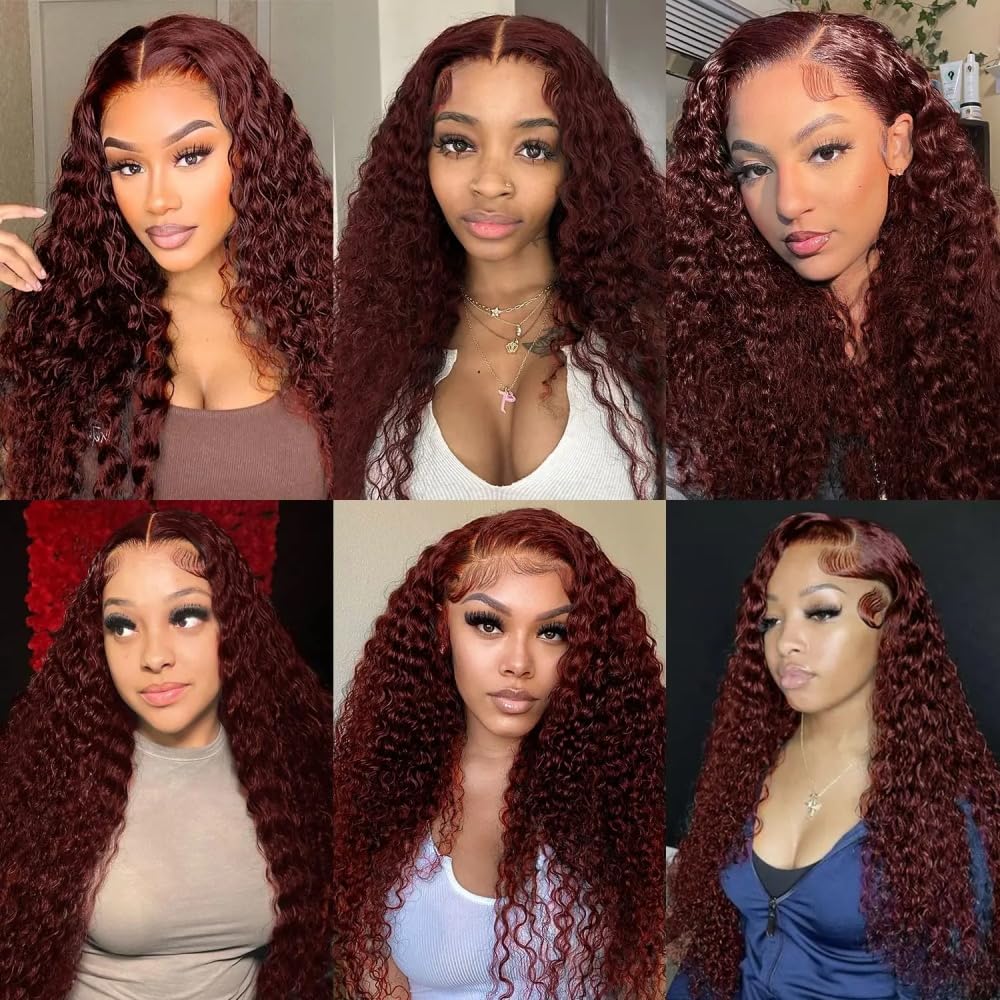 Copper Bundles Human Hair Color 33 Kinky Curly Bundle Human Hair 14 16 18 Inch Reddish Brown Kinky Curly 3 Bundles Brazilian Virgin Hair Extensions