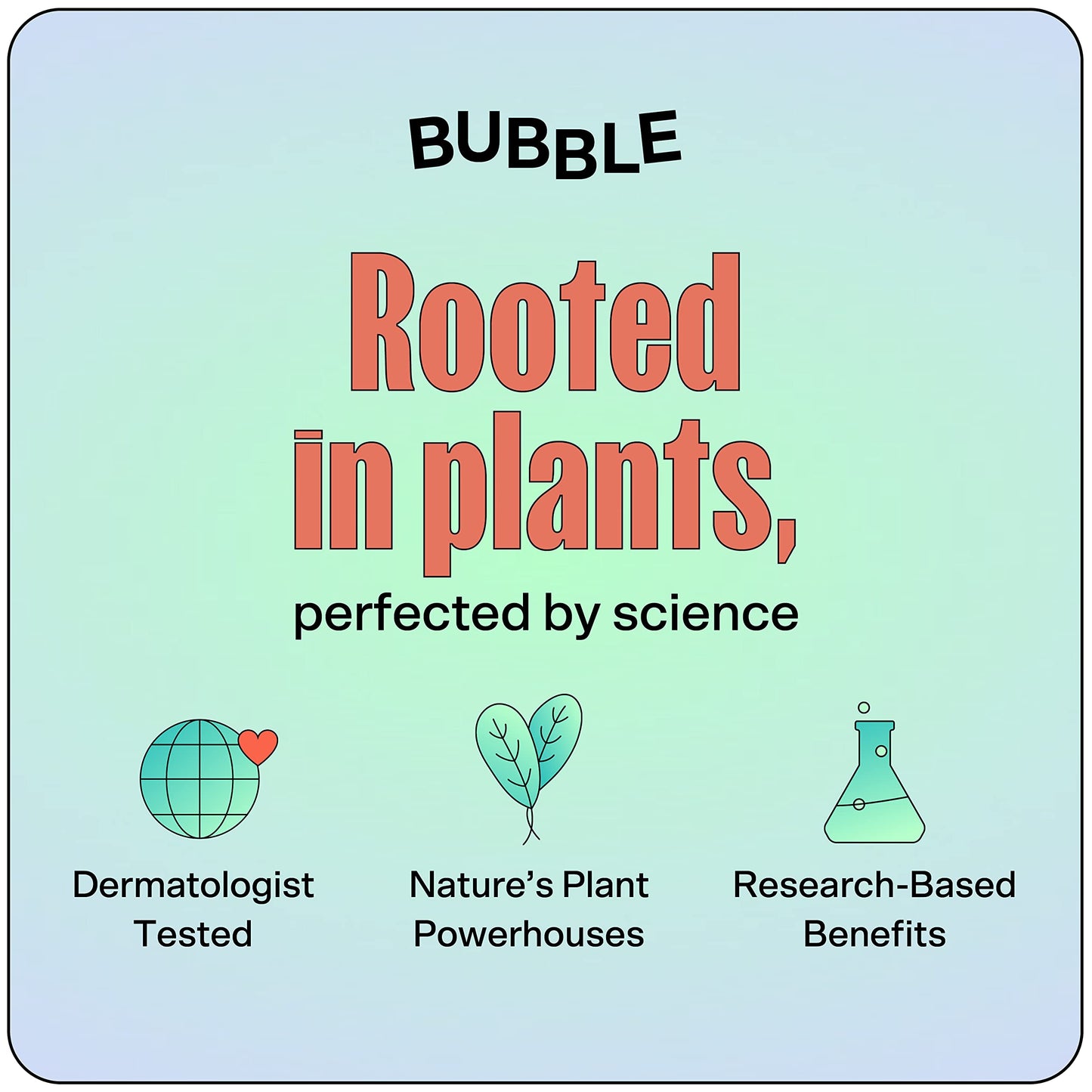 Bubble Skincare Solar Mate Mineral Face Sunscreen Broad Spectrum SPF 40 - Zinc Oxide Sunscreen with Blue Light Protection & Ginseng Extract - Sheer, Lightweight Coverage With No White Cast (50ml)