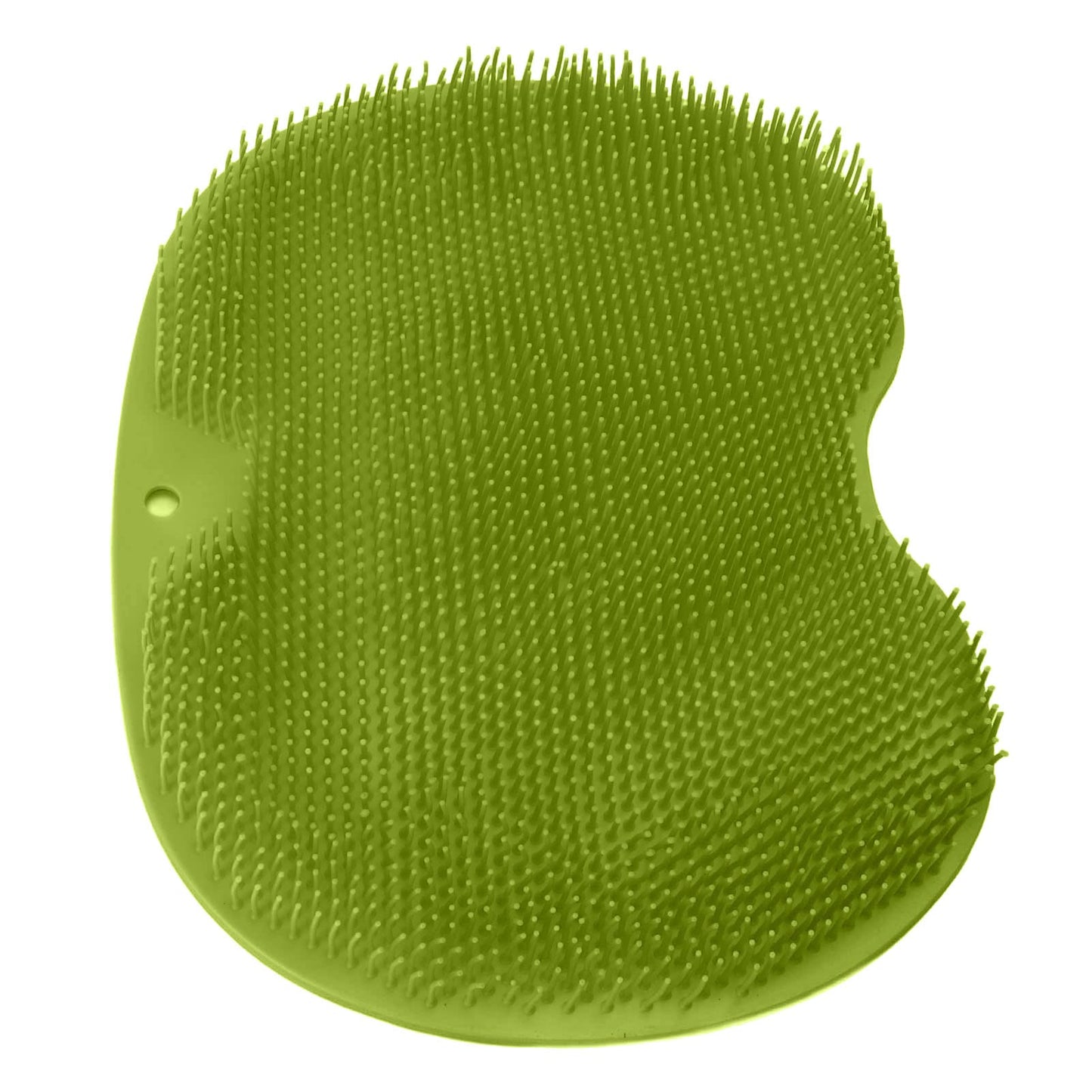 Bath Massage Pad, Shower Foot & Back Scrubber, Body Scrubber, Lazy Bath Massage Cushion Brush with Suction Cups, Bathroom Wash Foot Mat, Foot SPA, Exfoliating Dead Skin Foot Brush(Green)