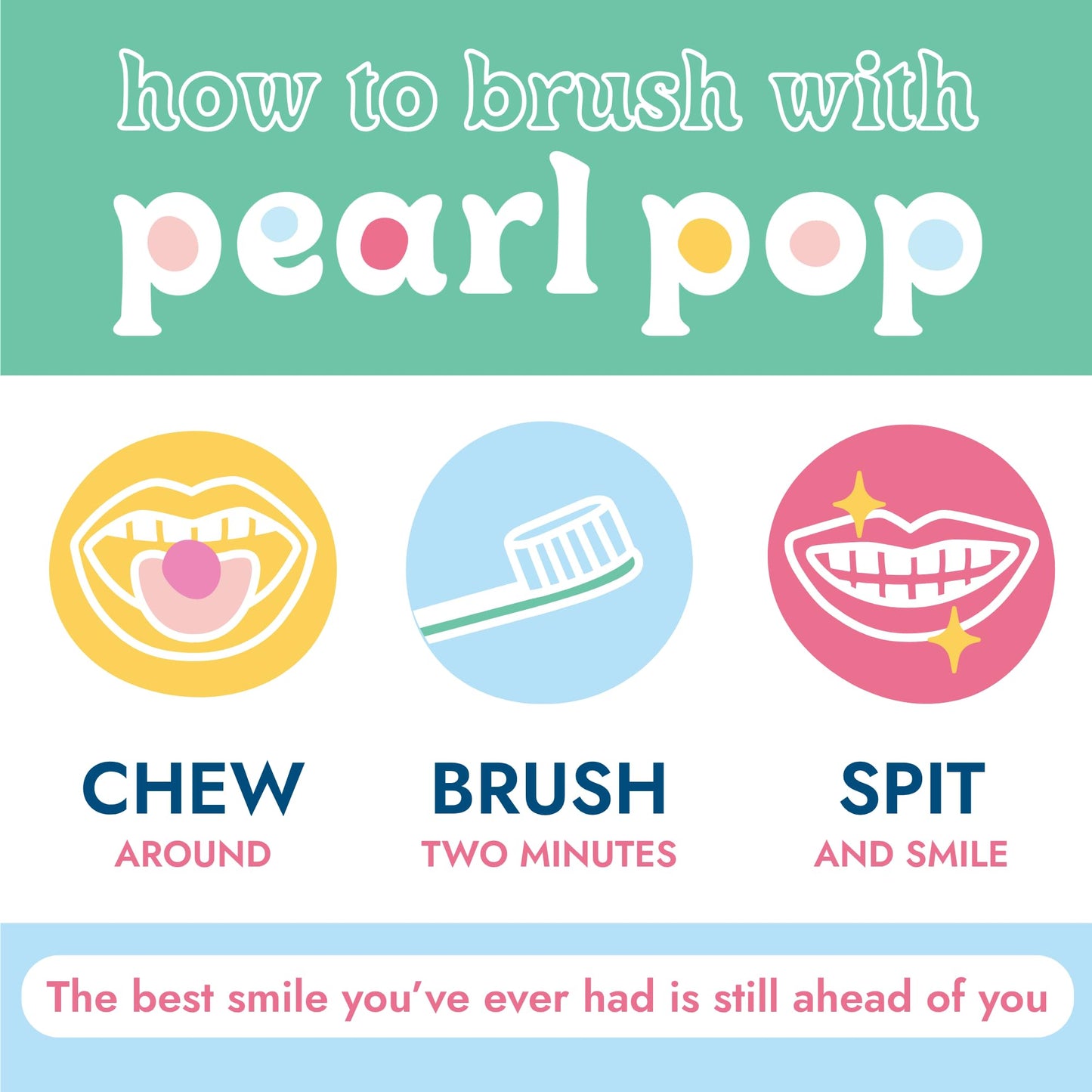 Pearl Pop Gummy Toothpaste Pearls for Kids & Adults – Fluoride Free, Soft & Chewy Tooth Paste, Mess-Free Travel Alternative with Nano-Hydroxyapatite (nHAP) & Xylitol, Groovy Grape, 65 Count