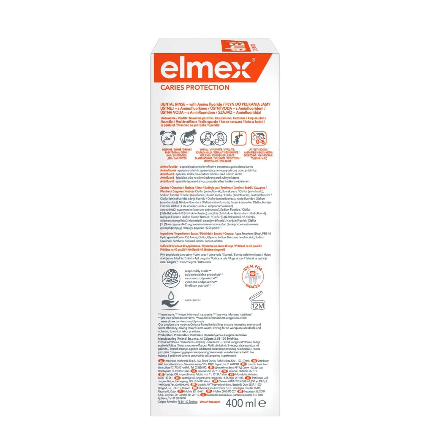 Elmex Anti Cavity Mouthwash 400ml by Other