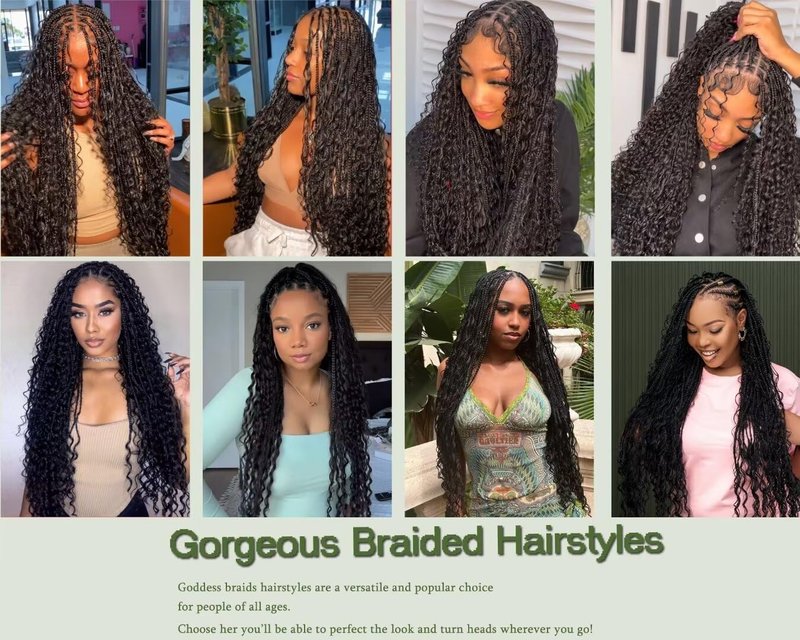 Deep Wave Bulk Human Hair for Braiding Hair 100% Virgin Human Hair Micro Braiding Hair No Weft Human Hair Extensions 2Bundles(Natural Black#,22inch)