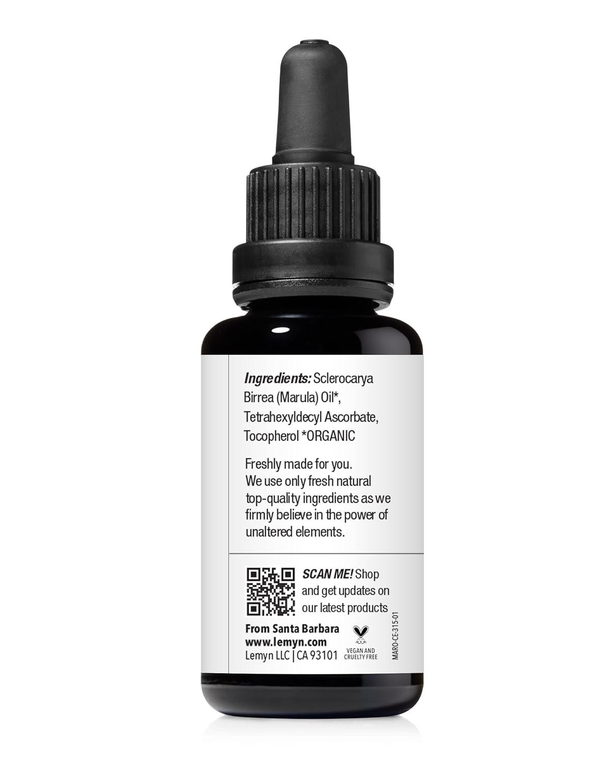 Virgin Marula Face Oil - Hydrating & Radiance Boosting | Supercharged with Vitamin C & E | Organic, Vegan, Cruelty-Free