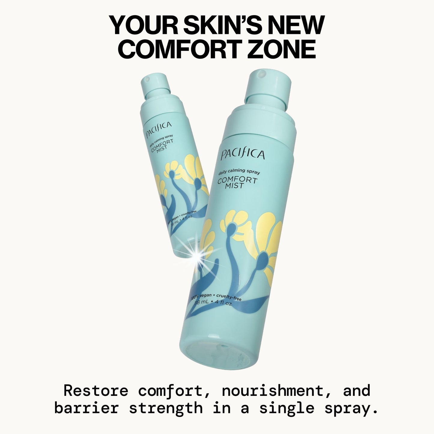 Pacifica Comfort Mist Daily Calming Spray - 4 fl oz