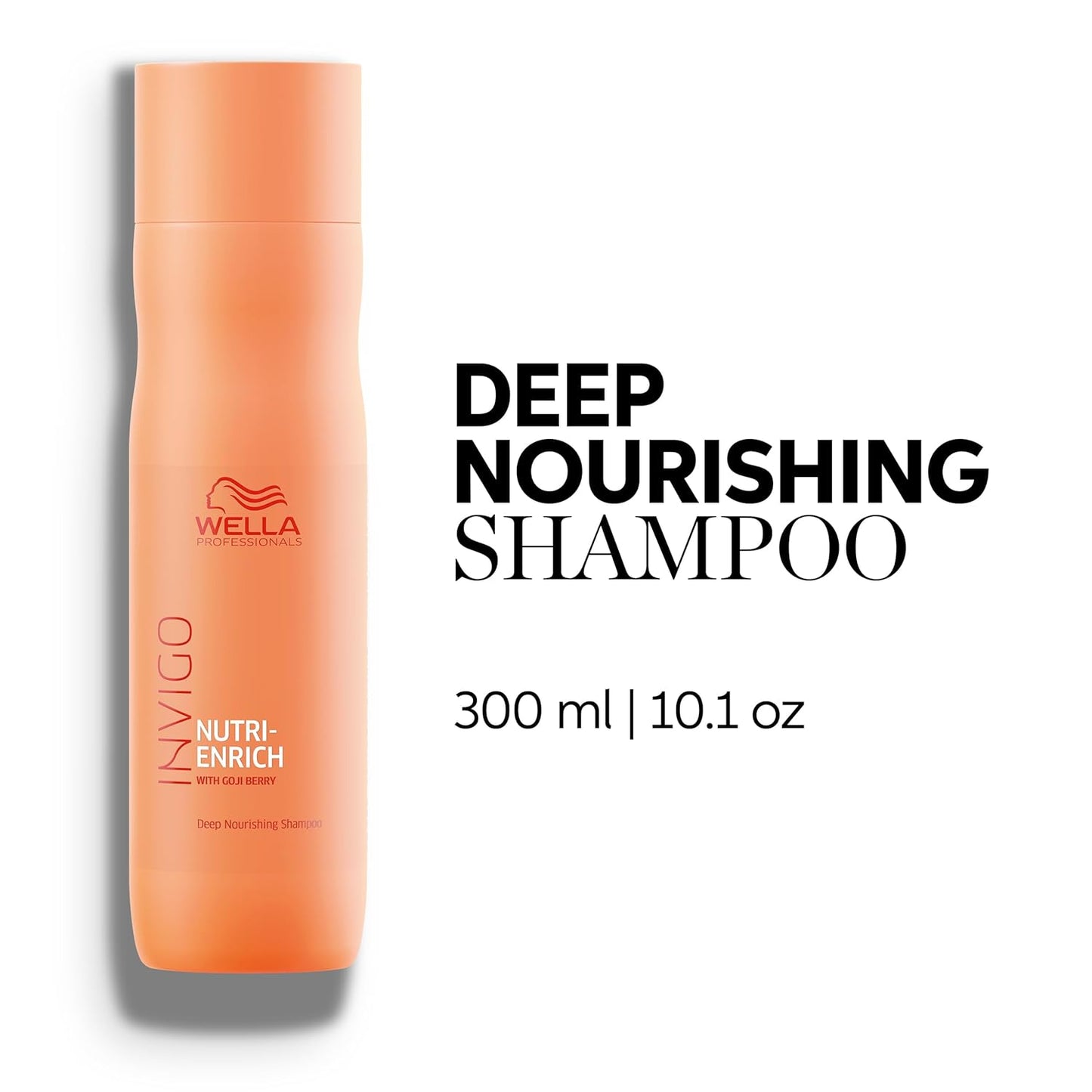 Wella Professionals Invigo Nutri-Enrich Shampoo - Deep Nourishing for Dry & Damaged Hair | 33.8 oz