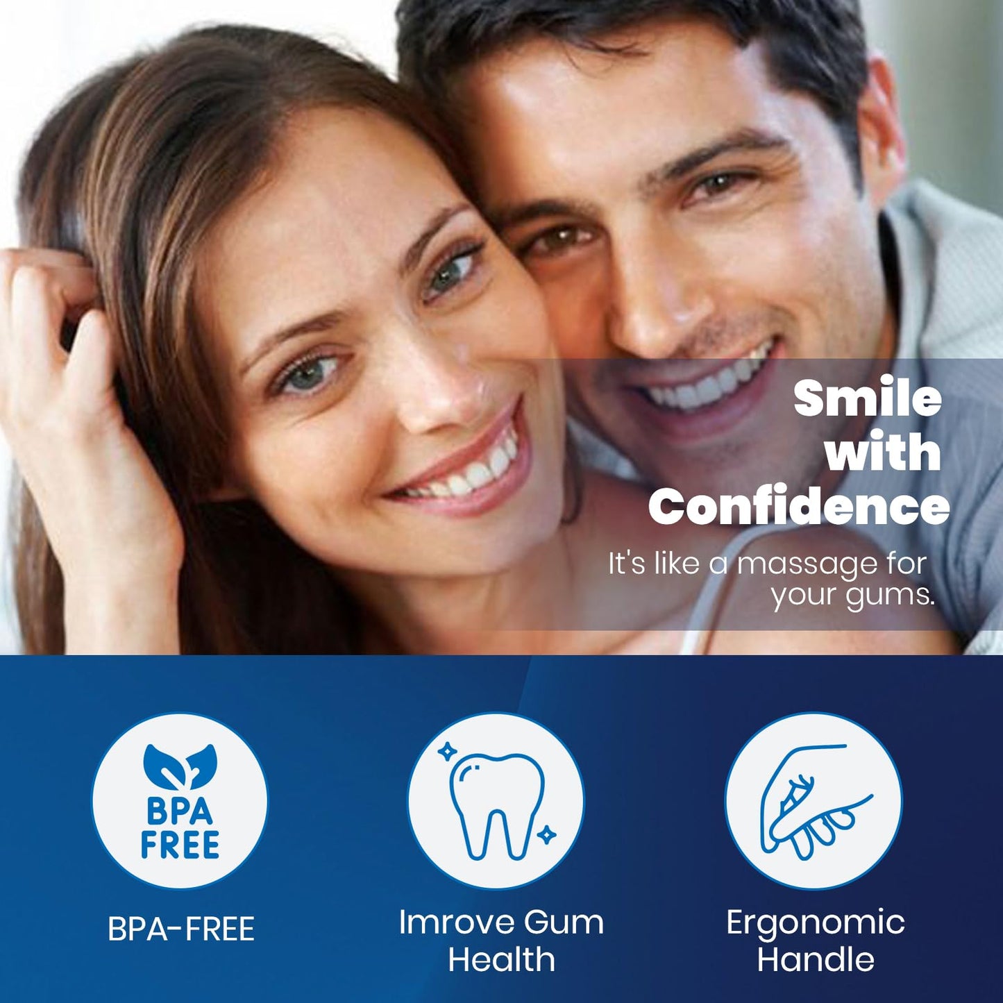 Frekare Extra Soft Toothbrushes for Adults - 10000 Micro Nano Bristles for Sensitive Teeth, Gum Recession and Elderly (Diamond Shaped Head, 6 Count)