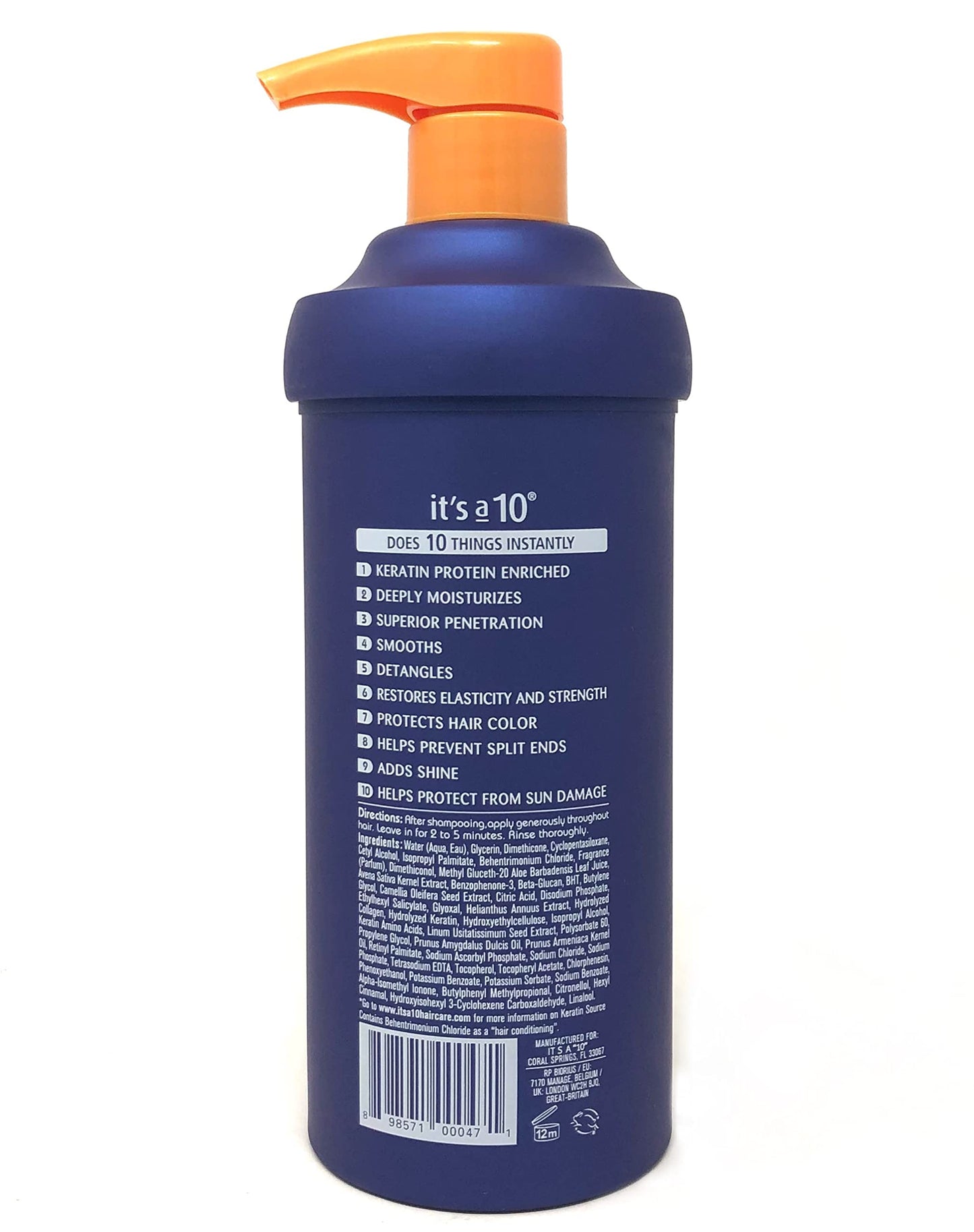 It's A 10 Miracle Deep Conditioner Plus Keratin 17.5 Oz