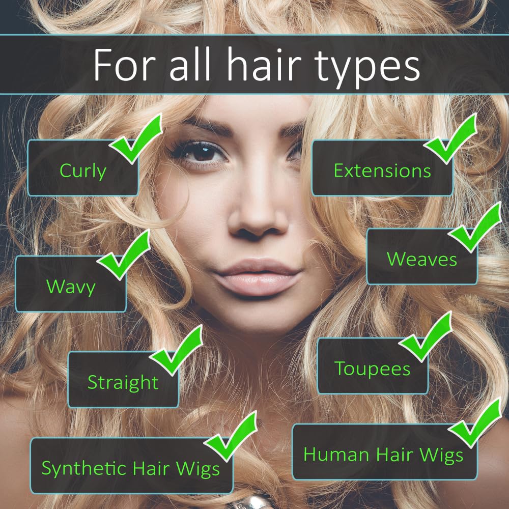 RemySoft Beauty & Opulence Boar Bristle Brush - Safe For Hair Extensions, Weaves and Wigs