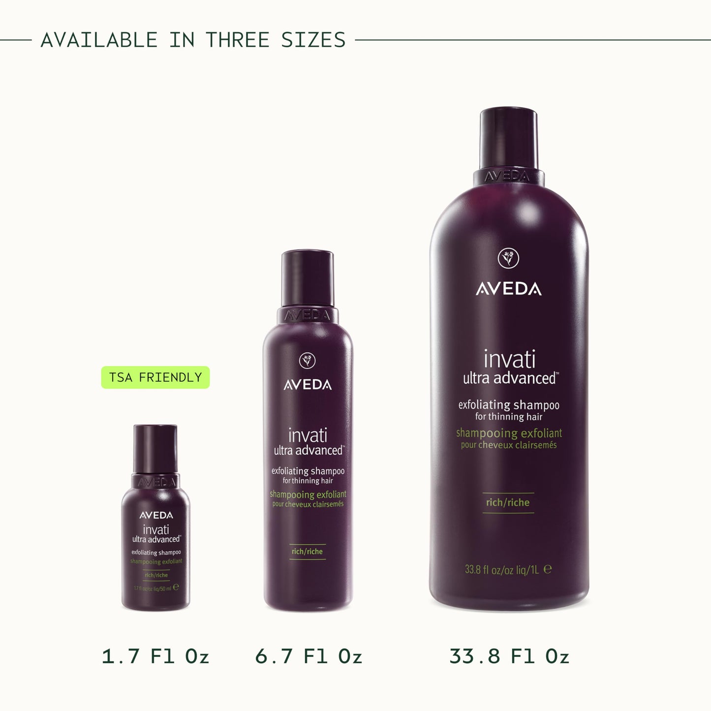 Aveda Invati Ultra Advanced Exfoliating Shampoo Rich | Step 1 of 4 | Reduces Hair Loss by 77% | for Medium to Thick Thinning Hair Types | Normal to Oily Scalp | 94% Naturally Derived*, 6.7 Fl Oz