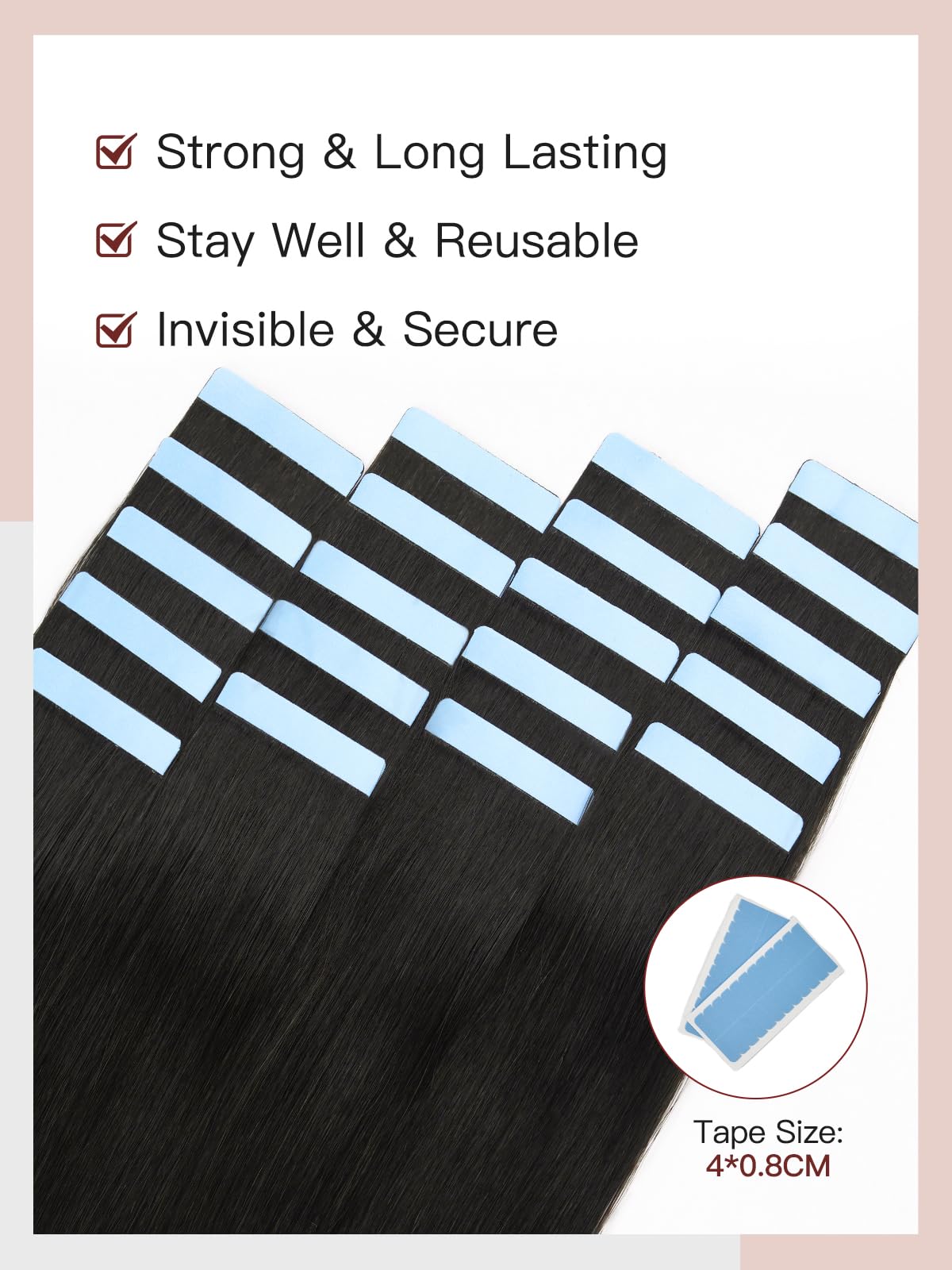 LOVELINE Tape in Hair Extensions Human Hair, Ash Blonde Highlighted Platinum Blonde, 16 Inch 20pcs 50g, Skin Weft Seamless Invisible, Soft and Thick Luxury Remy Human Hair Extensions