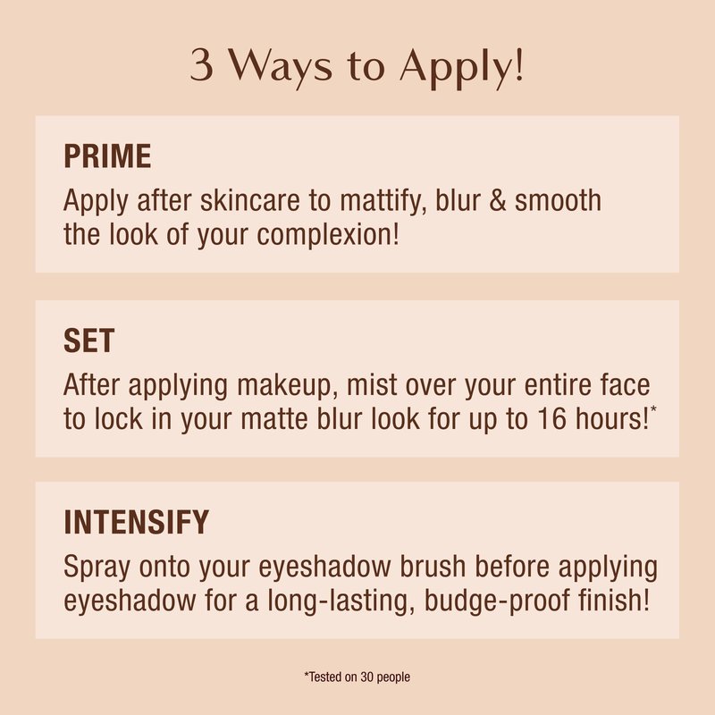 Charlotte Tilbury Airbrush Flawless Matte Setting Spray – Ulta-Fine Mist to Prime & Set Makeup Up to 16Hr – Oil and Shine Control with Blurring Matte Finish, Humidity & Waterproof