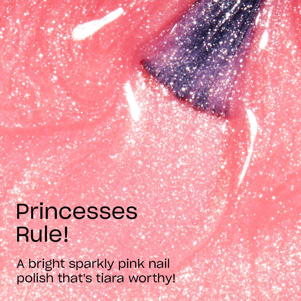 OPI Nail Lacquer Princesses Rule! | Sheer Soft Pink Shimmer Chip Resistant Nail Polish | Vegan, Fast Drying, Streak Free