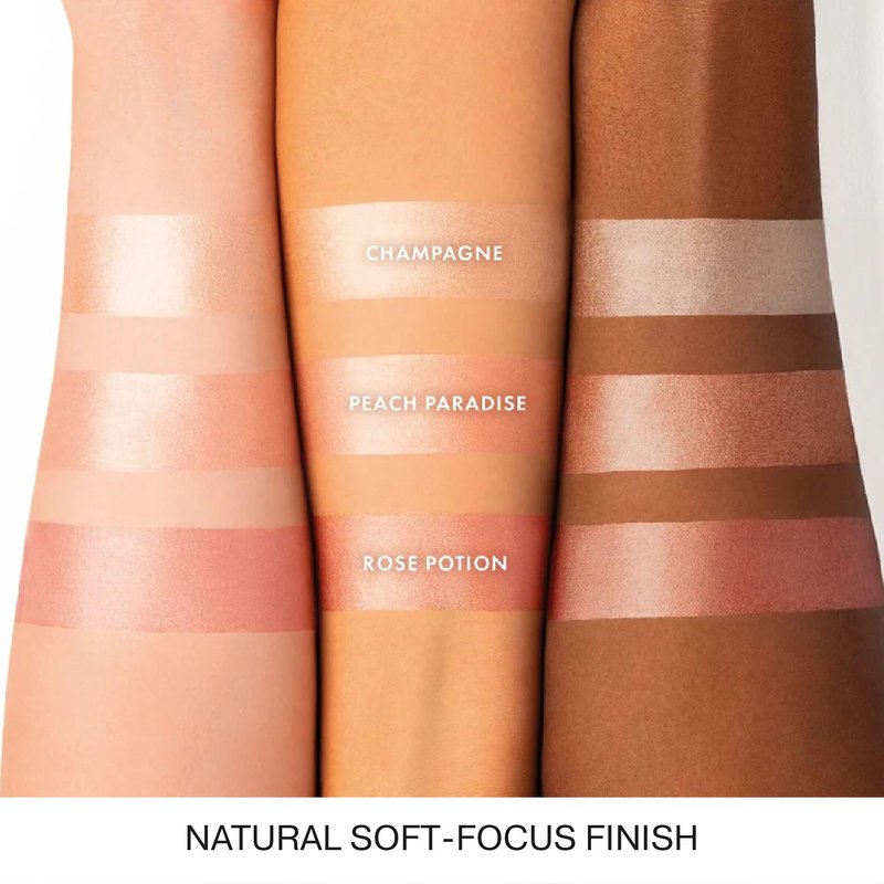 ICONIC LONDON Rollaway Glow | Liquid Highlighter for a Radiant Glow, Cruelty-Free, Vegan Makeup (Rose Potion) 0.27 Fl oz