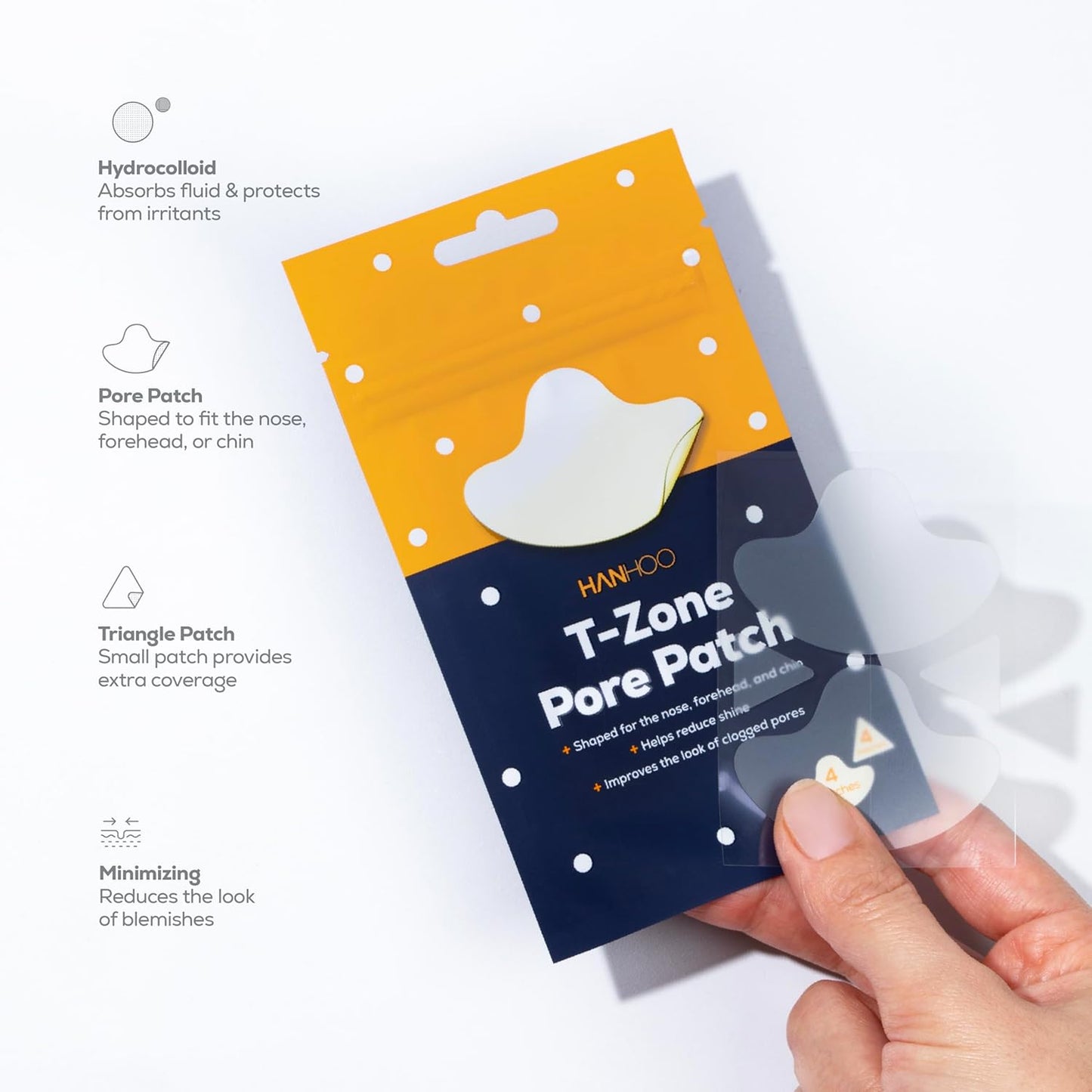 Hanhoo Blemish Patch Bundle - 96 Hydrocolloid Patches for Acne & Clogged Pores | Korean Skincare Solution