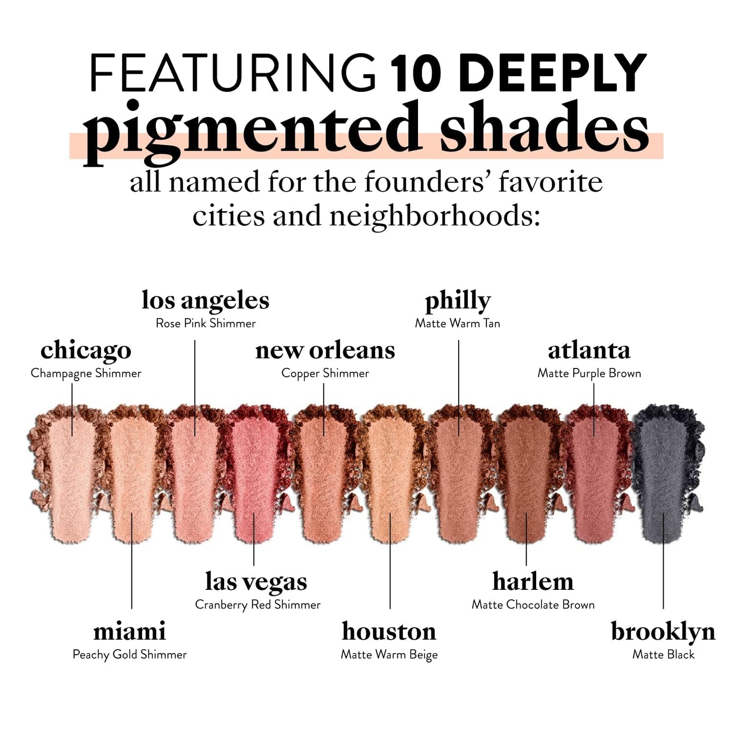 Mented Cosmetics Eyeshadow Palette Nude and Dark Eyeshadows, Vegan, Paraben-Free Cruelty-Free Makeup, Made in USA, Neutral and Dark Glam Eyeshadow, 17g/0.63oz, 10 Pan, Everynight
