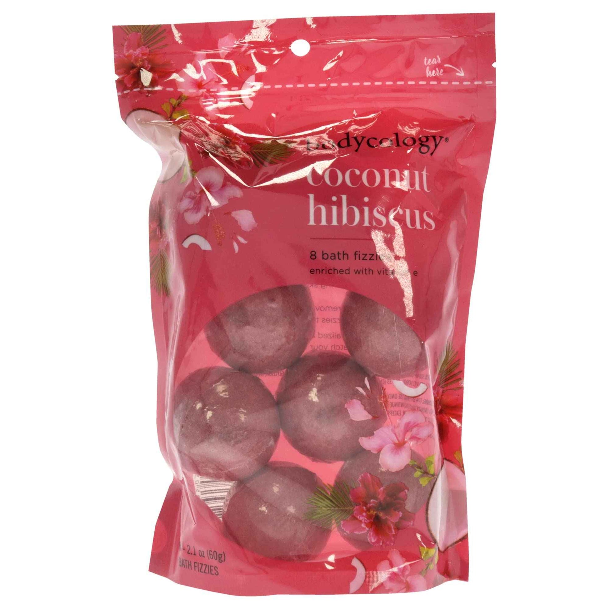 Bodycology Coconut Hibiscus Bath Bomb Women 8 x 2.1 oz