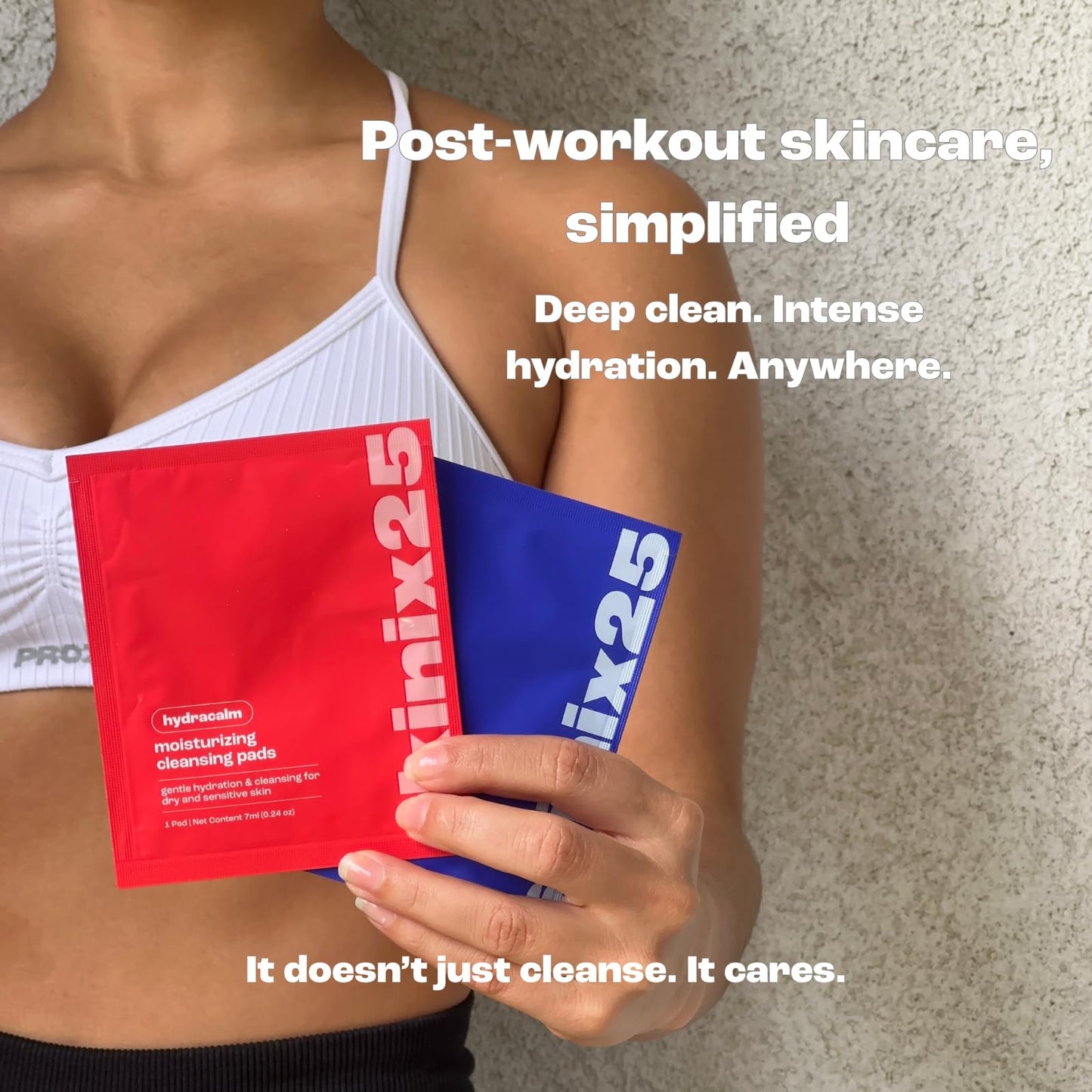 Hydracalm & Aquafresh Facial Cleansing Pads – 20 Individually Wrapped Cotton Wipes | On-the-Go Face Wipes for Travel, Gym & Daily Skincare | Hydrating + Oil-Control Cleansing Pads for All Skin Types
