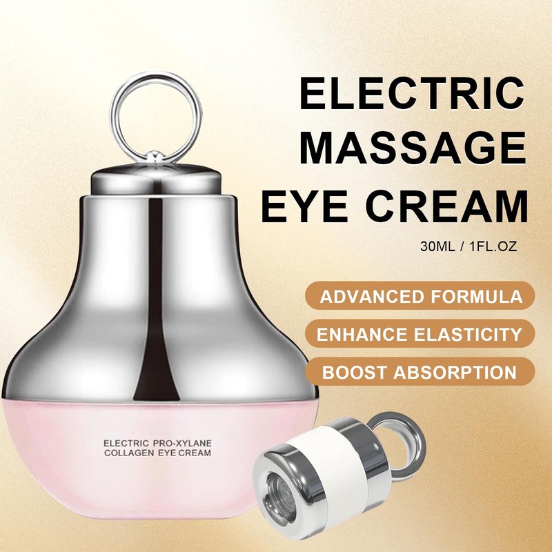 BNCHI AH-8 Firming Neck Cream & Electric Massage Eye Cream Bundle, Revitalizing Smooth of Eye Fine Lines, Eye & Neck Treatment, Lift Crepey Anti-Wrinkle, Deep Hydration Skincare Skin Moisturizer