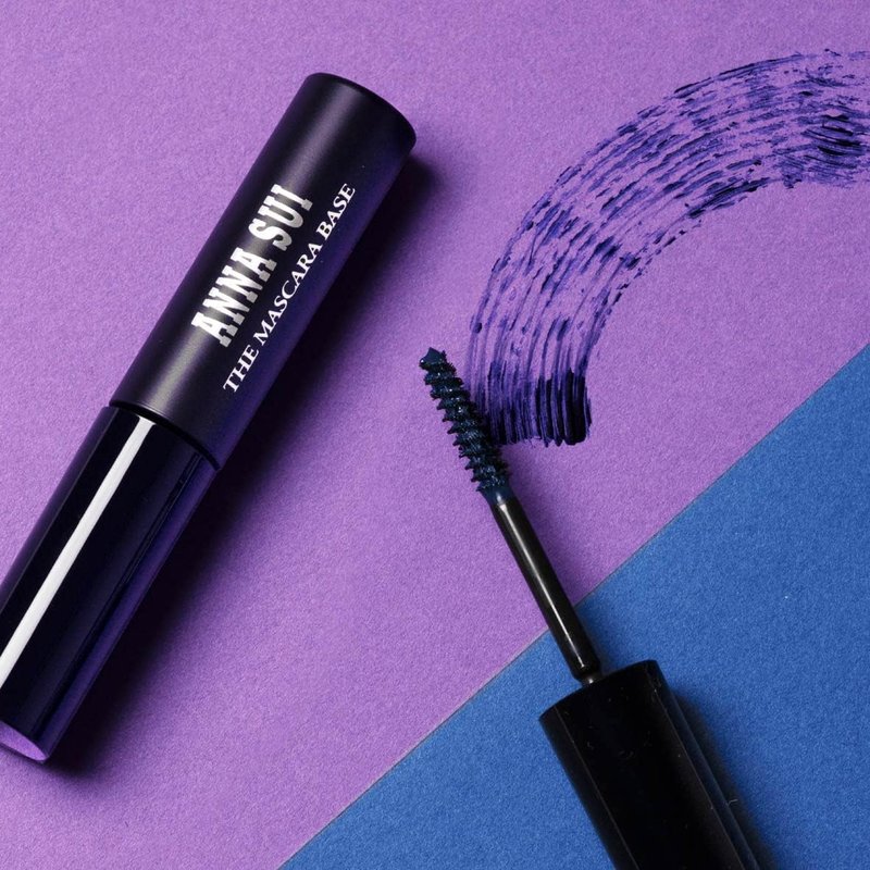ANNA SUI Curl-Up Mascara Base - Long-Lasting Rich Navy Black - Easy to Wash Off | 0.21 fl oz