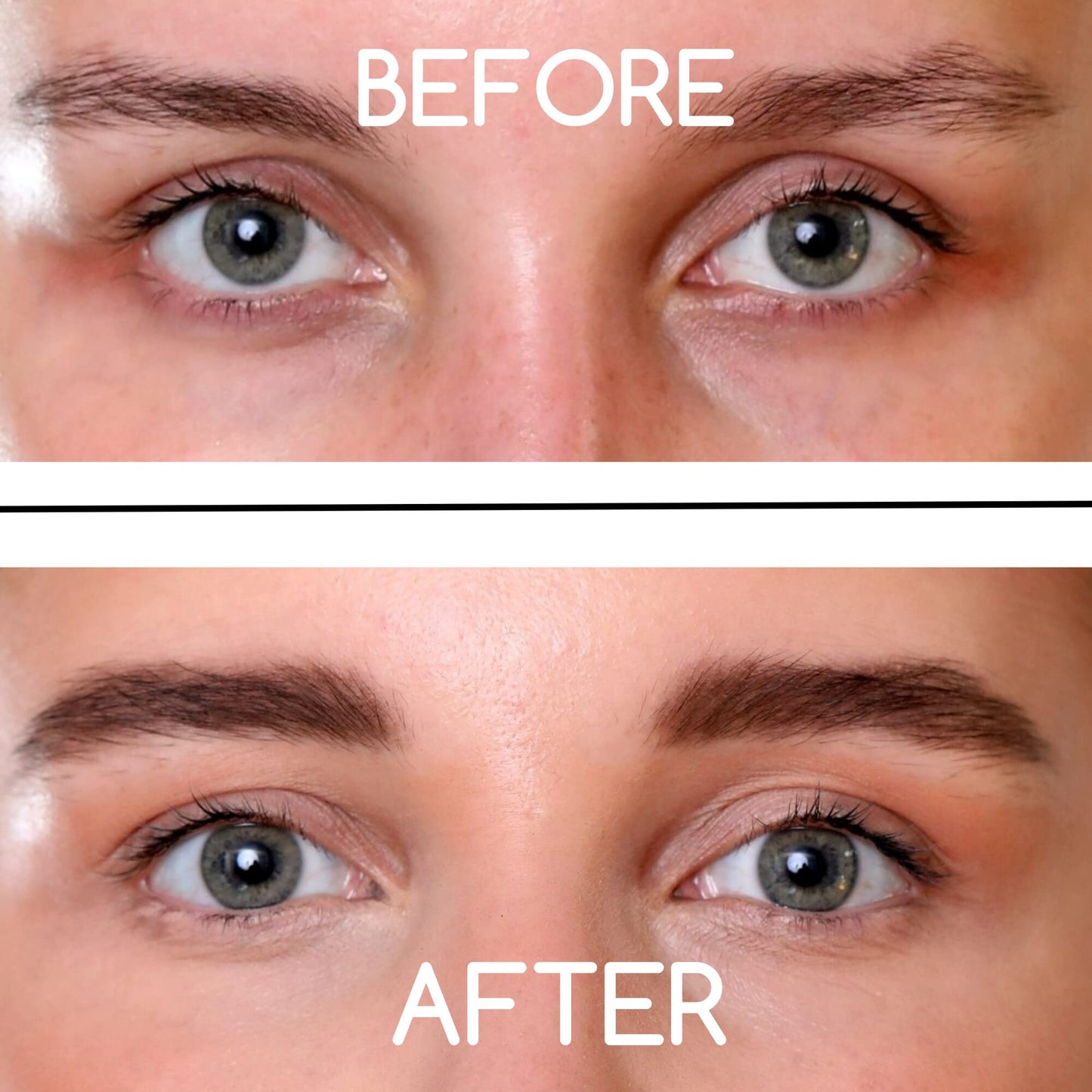 Ready To Wear Brow Extension Fine Powder Spot Filler - DEEP BROWN (DARK)