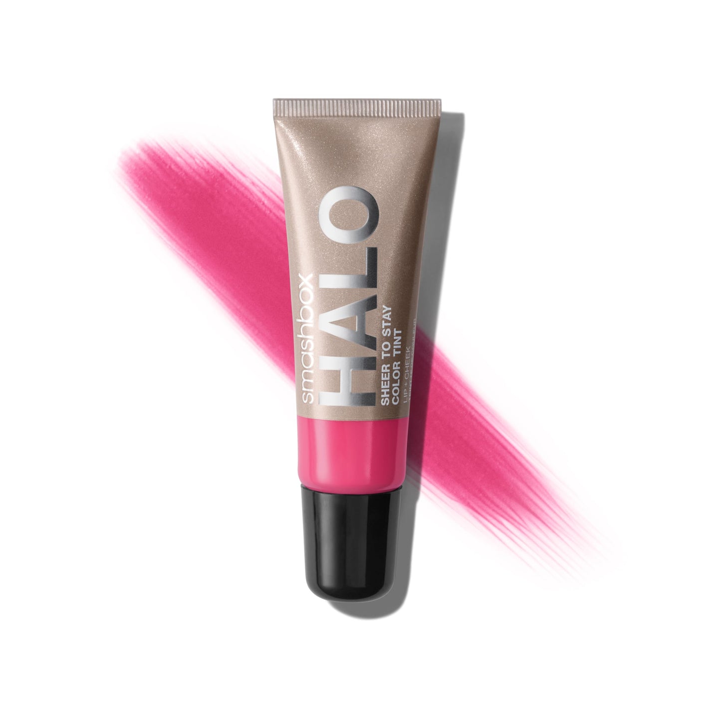 Smashbox Halo Sheer To Stay Cream Cheek + Lip Tint | Sheer-to-Medium Coverage + Matte, 0.34 Fl Oz, Blush