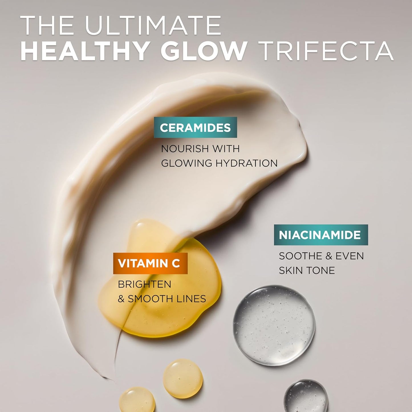 L'Oreal Paris Vitamin C Glow Moisturizer - Brighten Skin & Even Tone | Hydrating Facial Cream with SPF 50 Sample