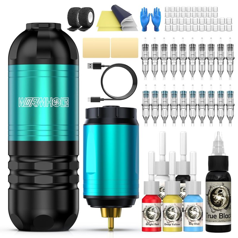 Wireless Tattoo Gun Kit - Professional Tattoo Machine for Beginners | WTK269