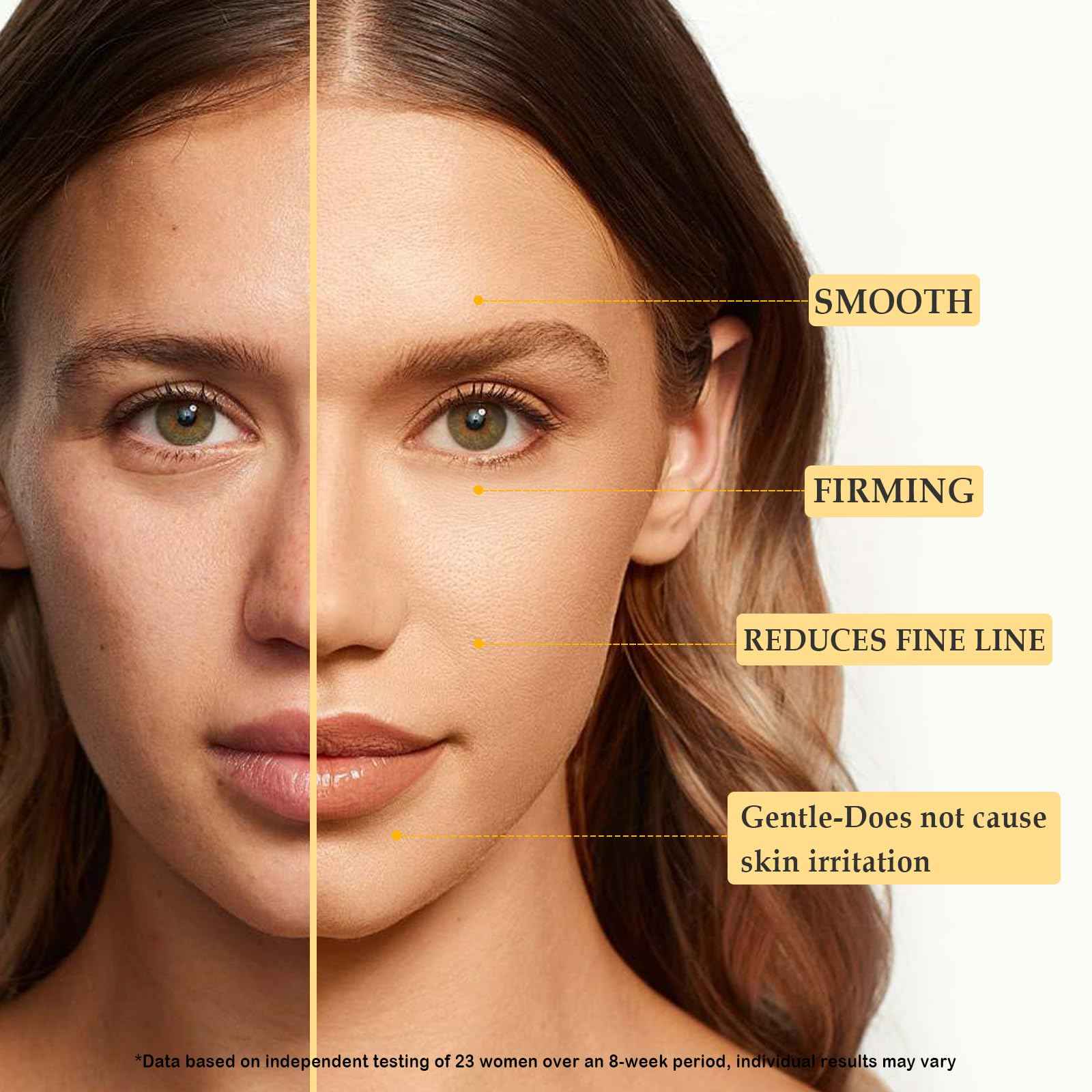 KISSIO Peptide Serum - Anti-Wrinkle Facial Serum with Peptides and Carnosine,Vitamin C,Hyaluronic Acid to Hydrating and Reduce Fine Lines,Skin Care for Face,Vegan,1 Fl Oz