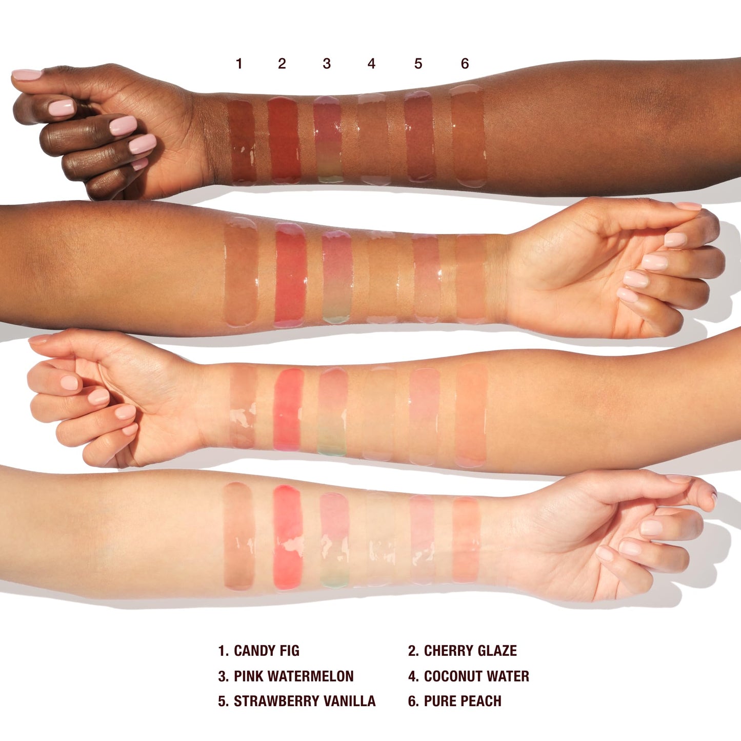 Charlotte Tilbury Healthy Glow Nectar Lip Oil - Sheer Tinted Lip Gloss Oil with Hyaluronic Acid & Vitamin E - Leaves Lips with a High-Shine Glaze & Lasting Hydration - Juicylicous Strawberry Vanilla