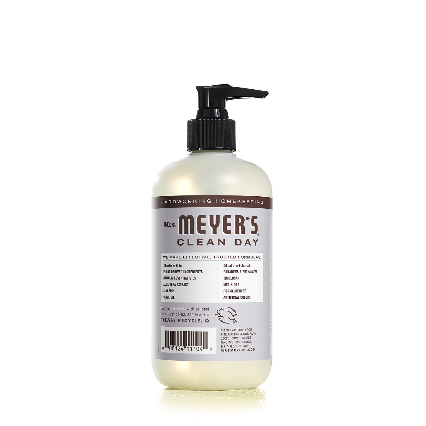 Mrs. MEYER'S CLEAN DAY Liquid Hand Soap, Lavender Scent, 12.5 Ounce Bottle Each (12.5 Ounce, Pack of 6)