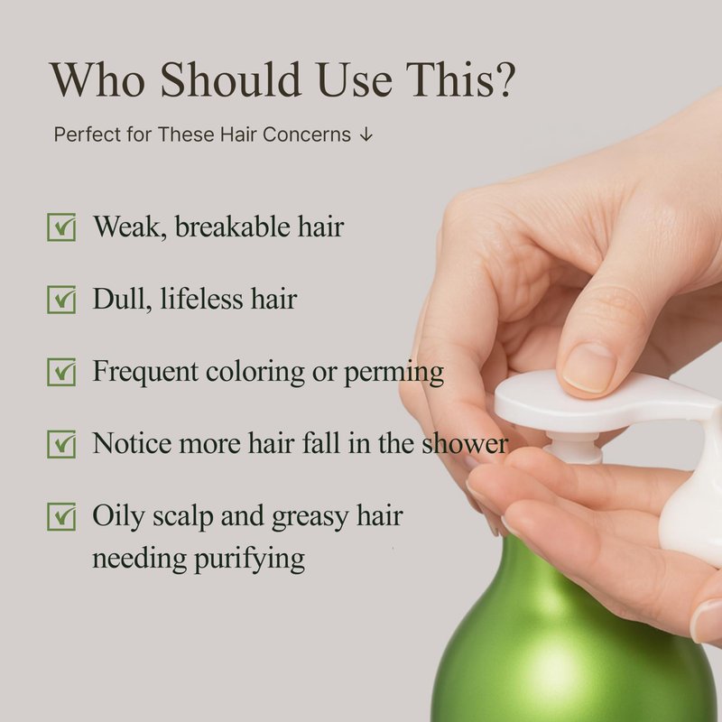 Premium TS Shampoo 10.14 fl oz / 300g for hair loss prevention, Anti-Thinning Biotin Shampoo, Korean shampoo, Natural Daily Routine