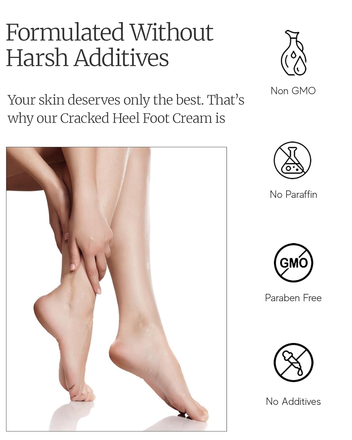 AEOLIS 10% Urea Foot Cream - Deep Moisturizing Treatment for Cracked Heels with Beeswax, Shea Butter & Aloe Vera | 2.03 fl oz