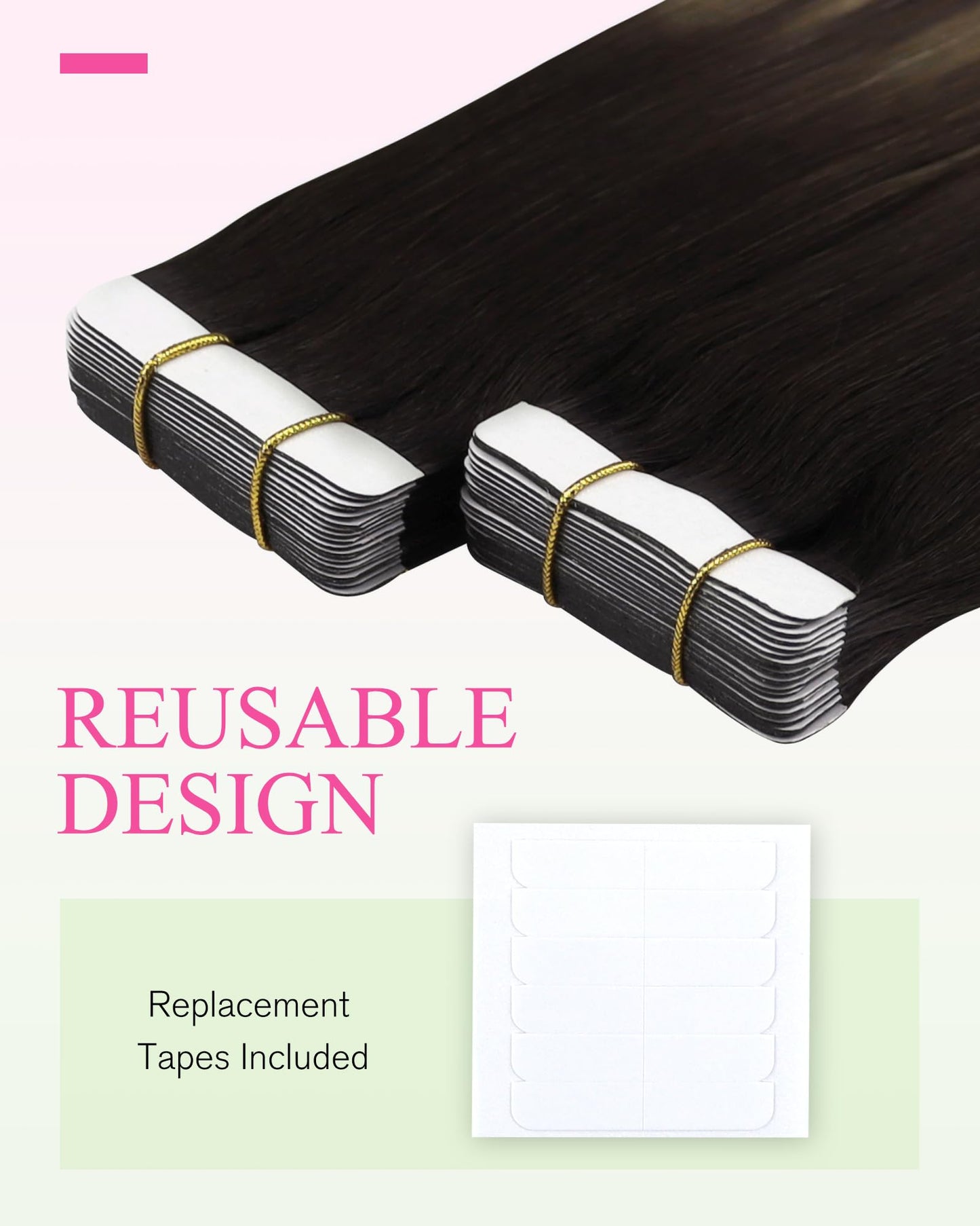 YoungSee 18 Inch Tape in Extensions Human Hair Brown Balayage Tape in Hair Extensions Human Hair Dark Brown Ombre Ash Browns Tapes-in Extension Remy Hair Extension Tape-in for Daily Use 20pcs 50g