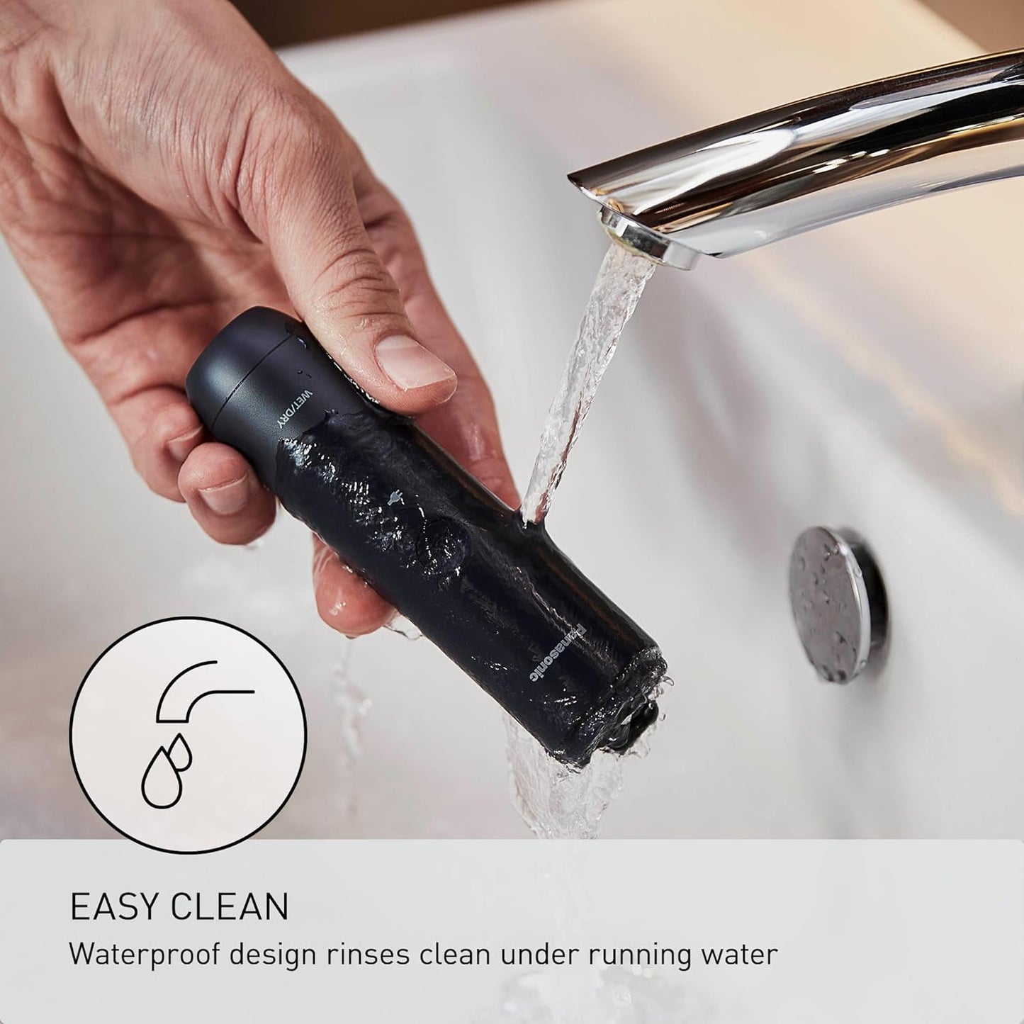 Panasonic MultiShape Clean Cut Shaver Kit | 3-Blade Men's Electric Shaver, Nose Hair Trimmer & Toothbrush, Wet/Dry