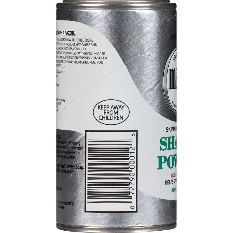 Magic Skin Conditioning Shaving Powder 4.5 oz (Pack of 4)