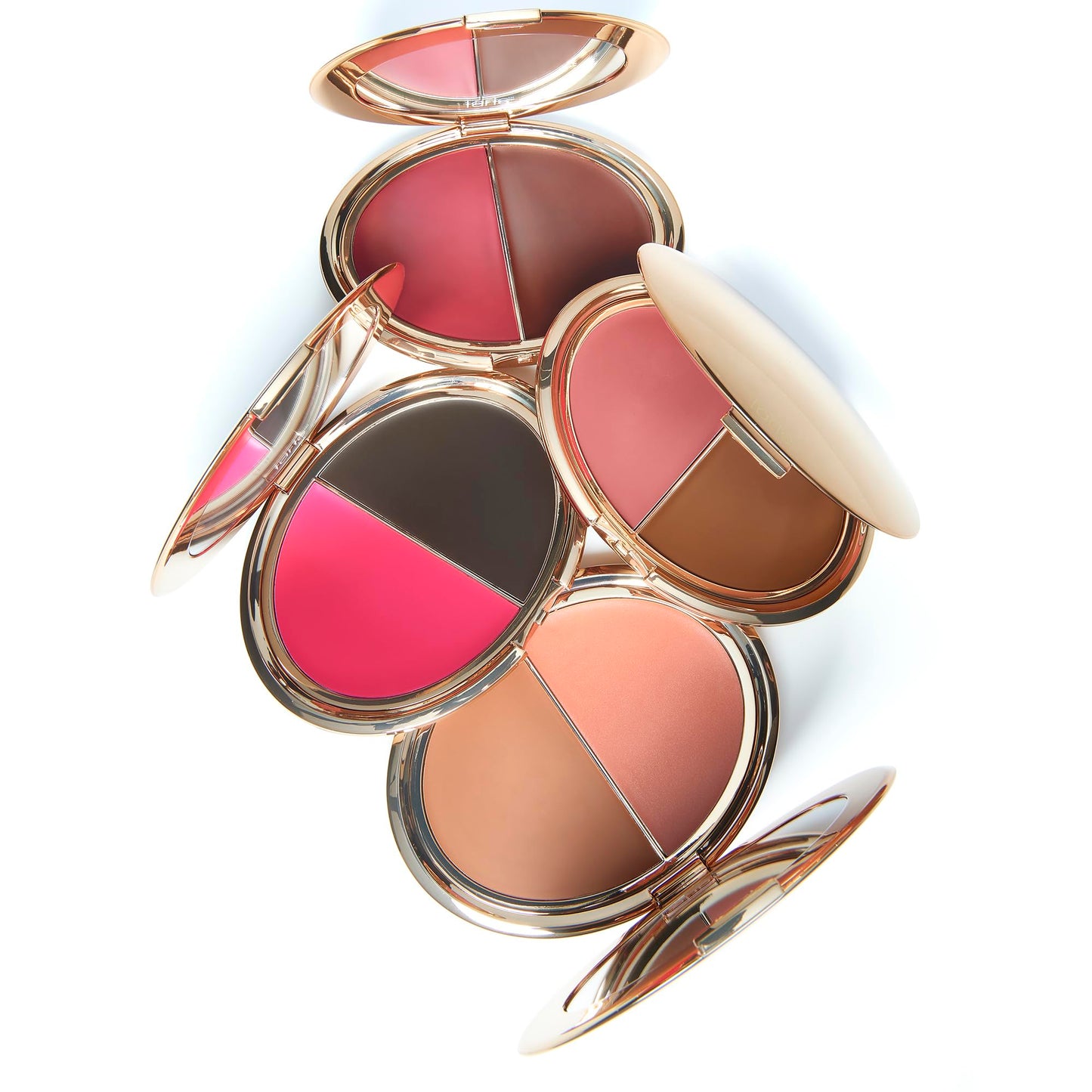 tarte park ave princess cream cheek duo – Blush & Bronzer Duo with Buildable Waterproof Cheek Tint Infused with Coconut, Vitamin E & Guava Seed, Vegan & Cruelty-Free, full size, medium to tan