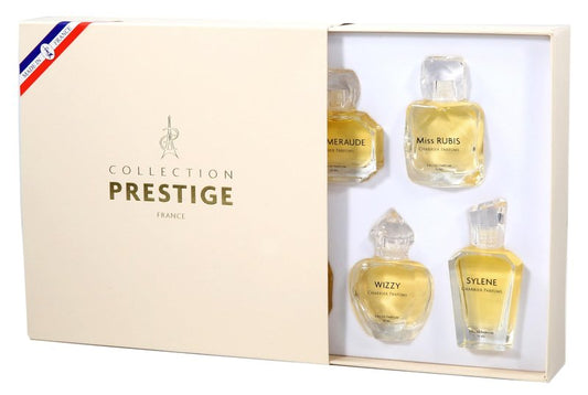 Charrier Parfums - 5 Eaux de Parfum Prestige Gift Box - 50 ml - Made in Provence, France