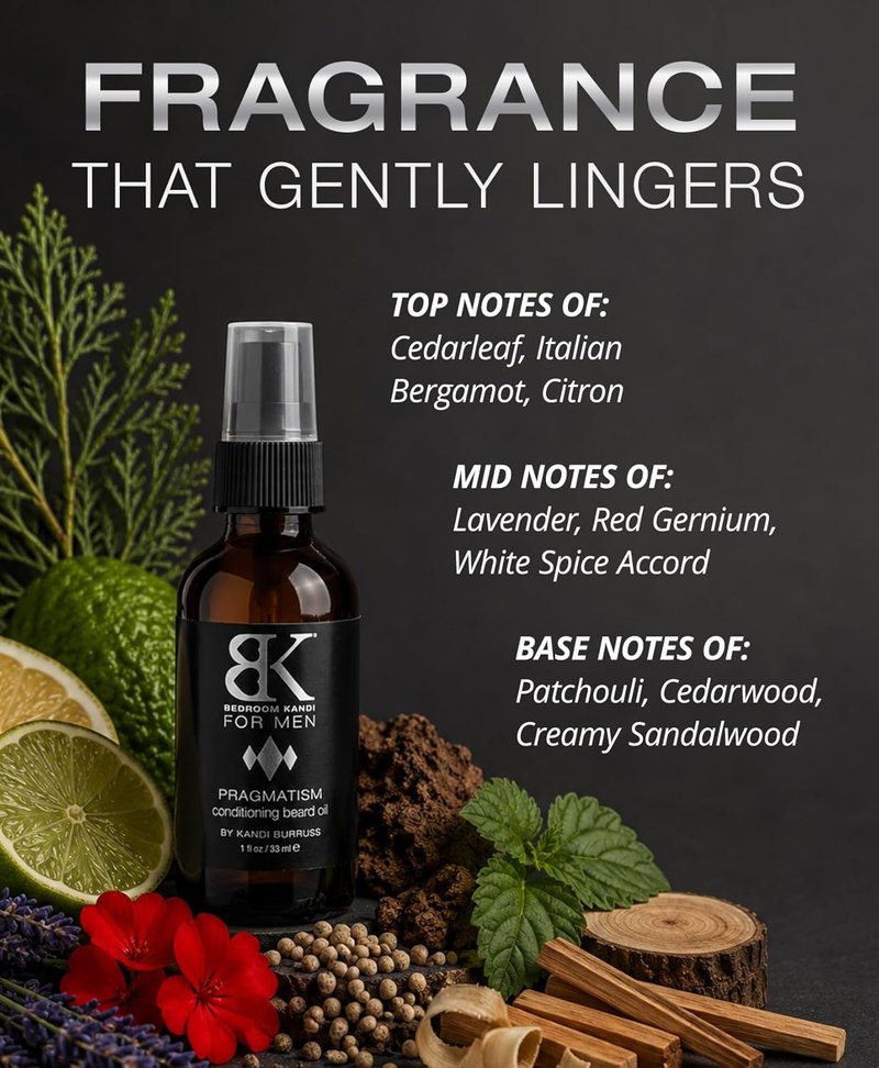 Beard Oil for Men - Ultra-Nourishing Argan & Hemp Conditioner - Soft, Smooth Finish | 1 Fl Oz - Warm Patchouli & Sandalwood