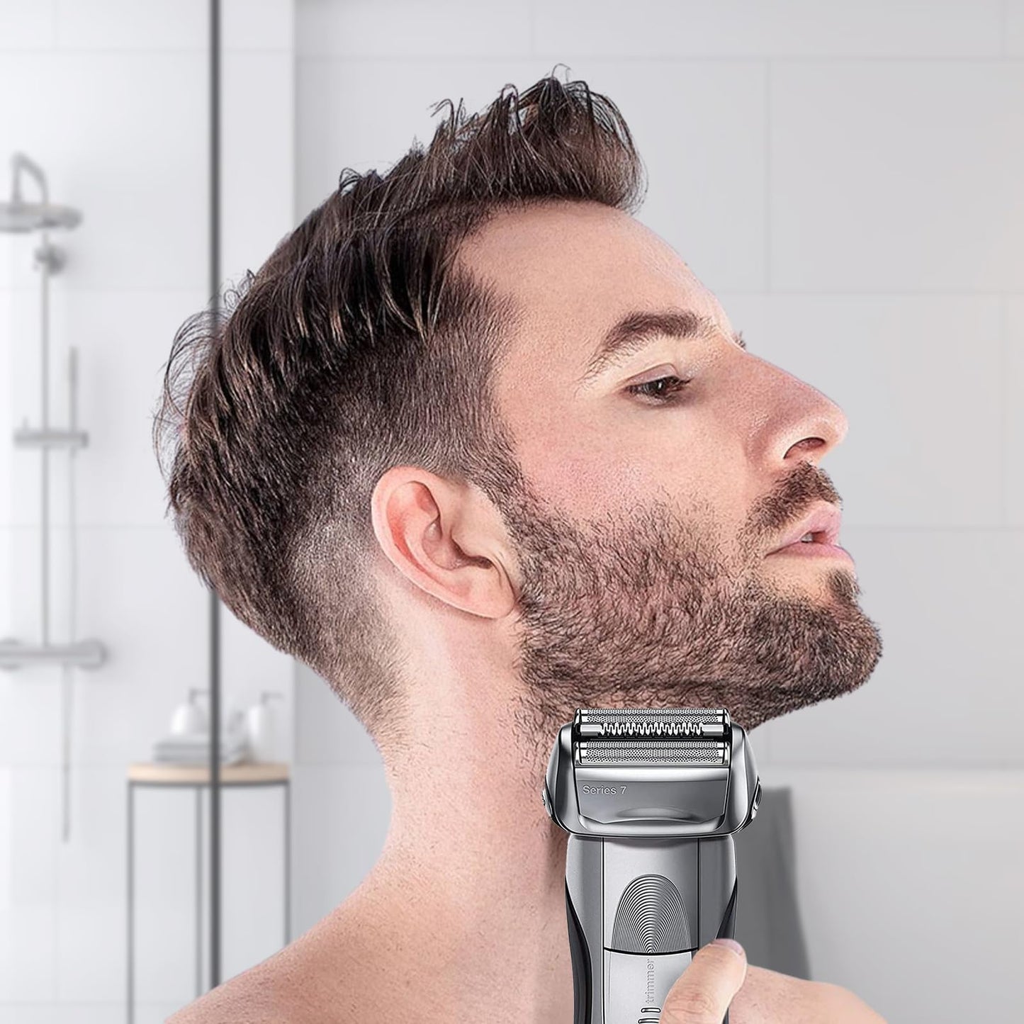 Replacement Head Compatible with Braun Electric Foil Shaver，70S Series 7, Compatible with Braun Series 7 790cc 760cc 750cc 720 799 797 (2 Pack)