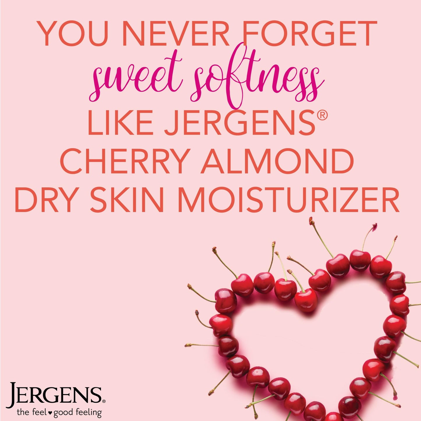 Jergens Cherry Almond Hand & Body Lotion, Dry Skin, 21 fl oz, 3 Pack