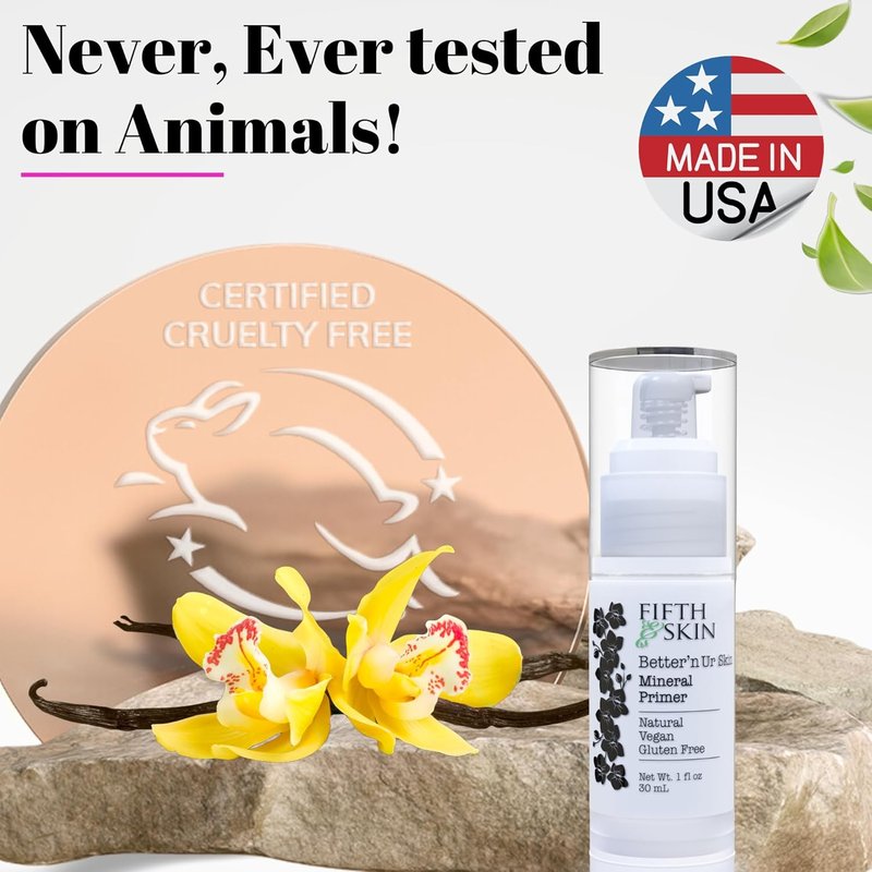 Better'n Ur Skin Mineral Makeup Primer - Natural Vegan Hydrating Formula | Lightweight & Non-Greasy - 1 oz.
