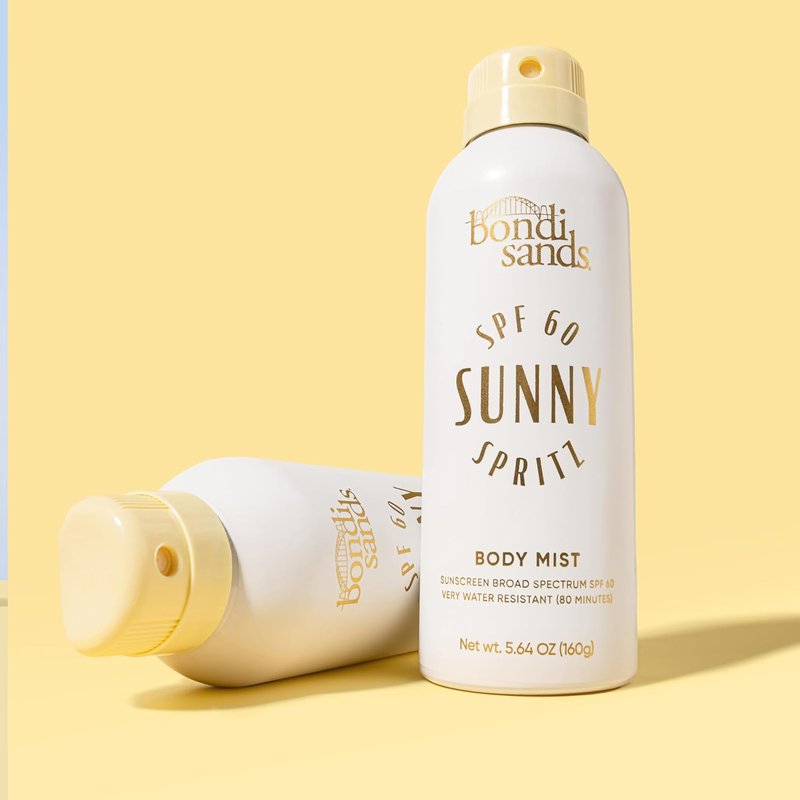 Bondi Sands Sunny Spritz SPF 60 Body Mist - Hydrating Sunscreen Spray, Water-Resistant, 5.64 Oz