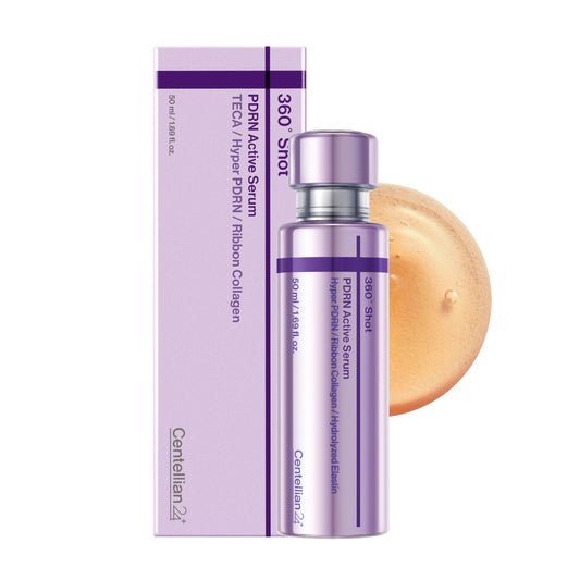 CENTELLIAN 24 360º Shot PDRN Active Serum (PDRN, 1.69fl oz) - Intense Hydration & Skin Firming Serum for a Youthful Appearance, Korean Skin Care. Ribbon Collagen & Hyaluronic Acid.